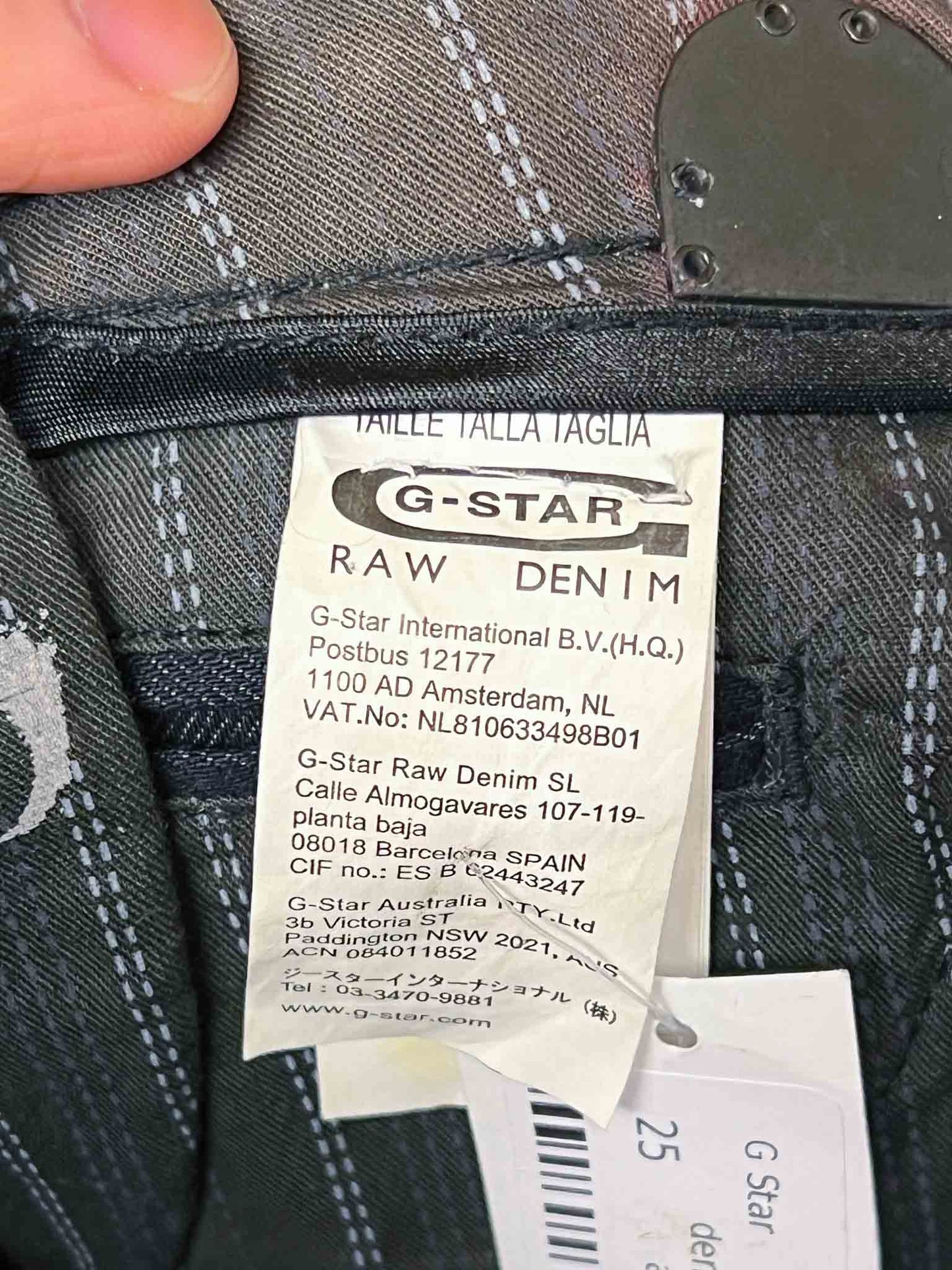 Size 25 | G Star Raw Denim Skirt