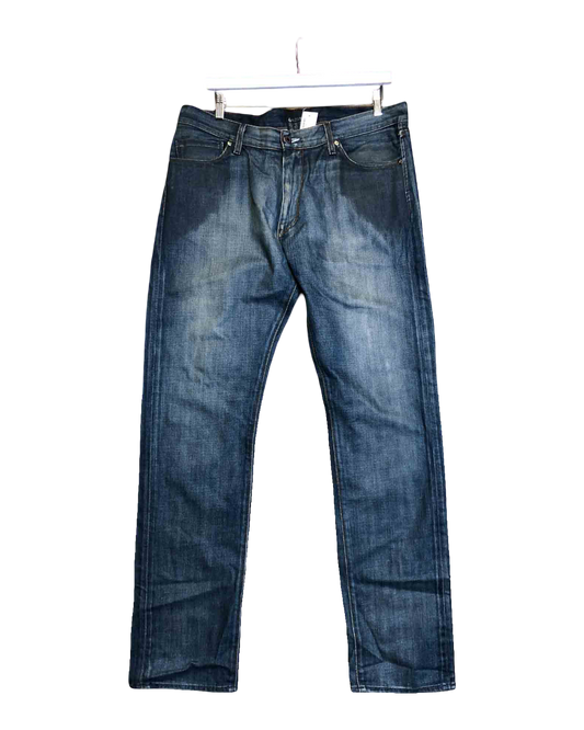 Size 32 | Acne Action Slim Leg Wash Denim Jeans