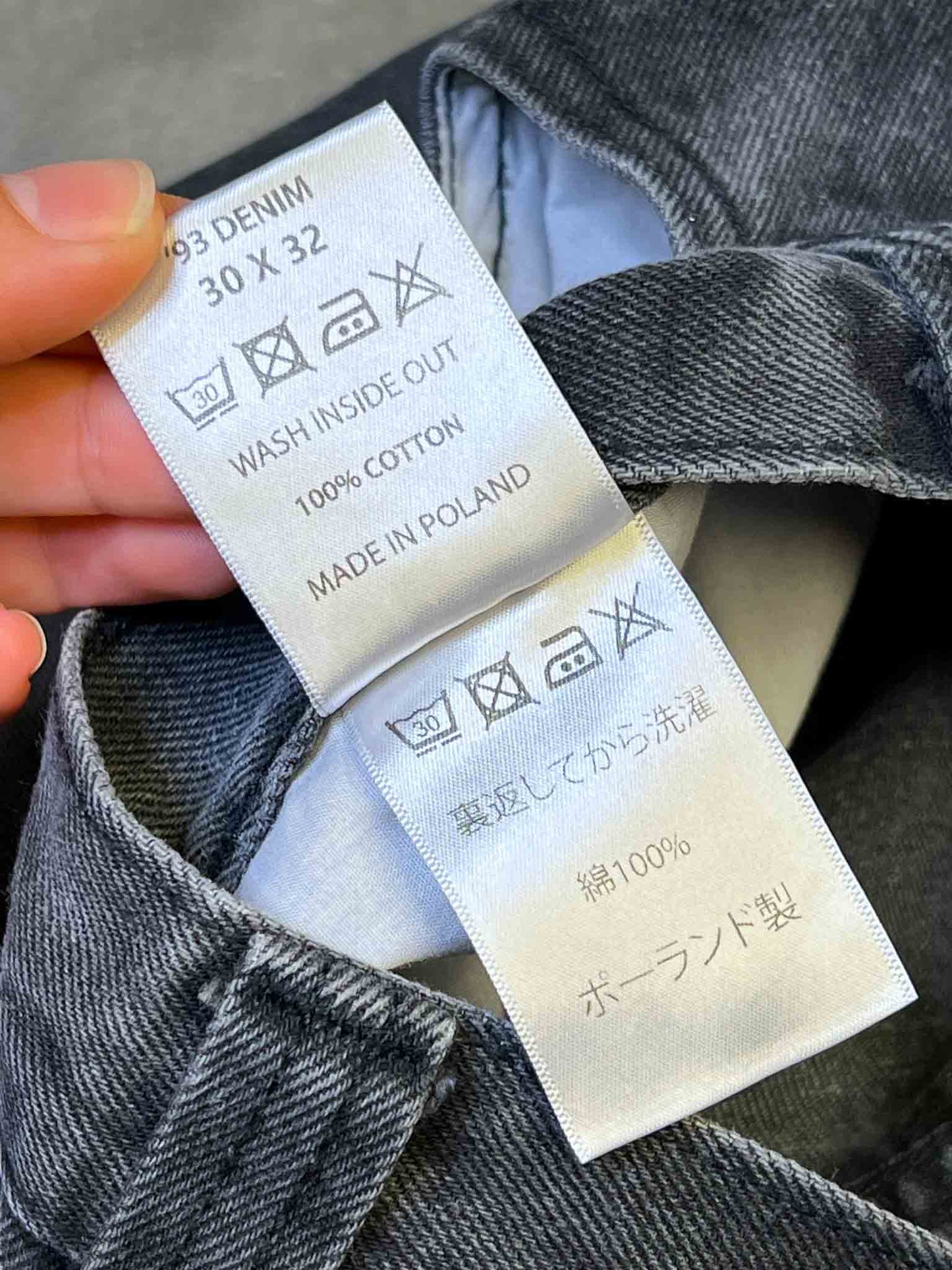 Size 30 | Polar Skate Co Greywash Jeans