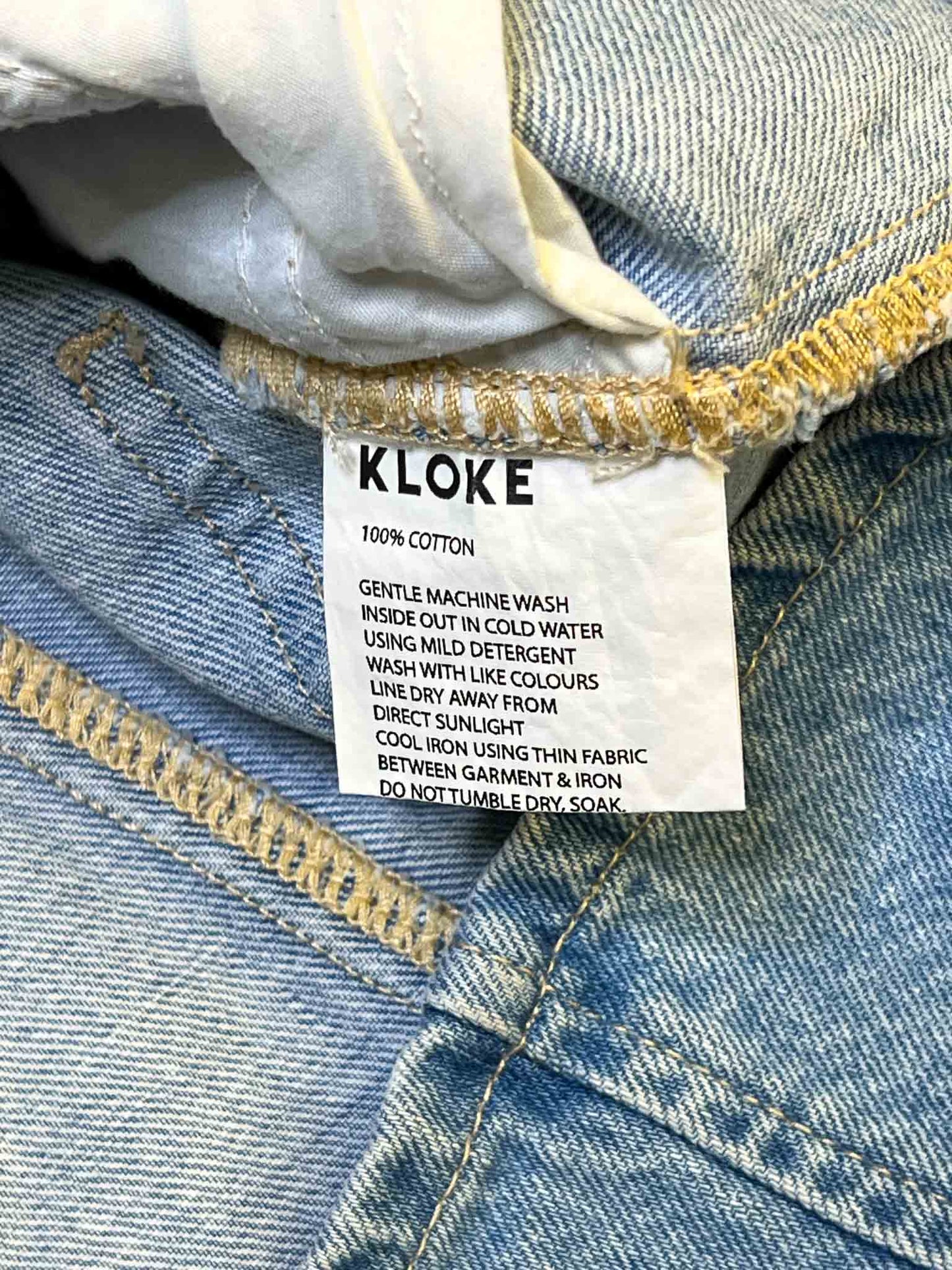 Size XS | Kloke Denim Mini Skirt