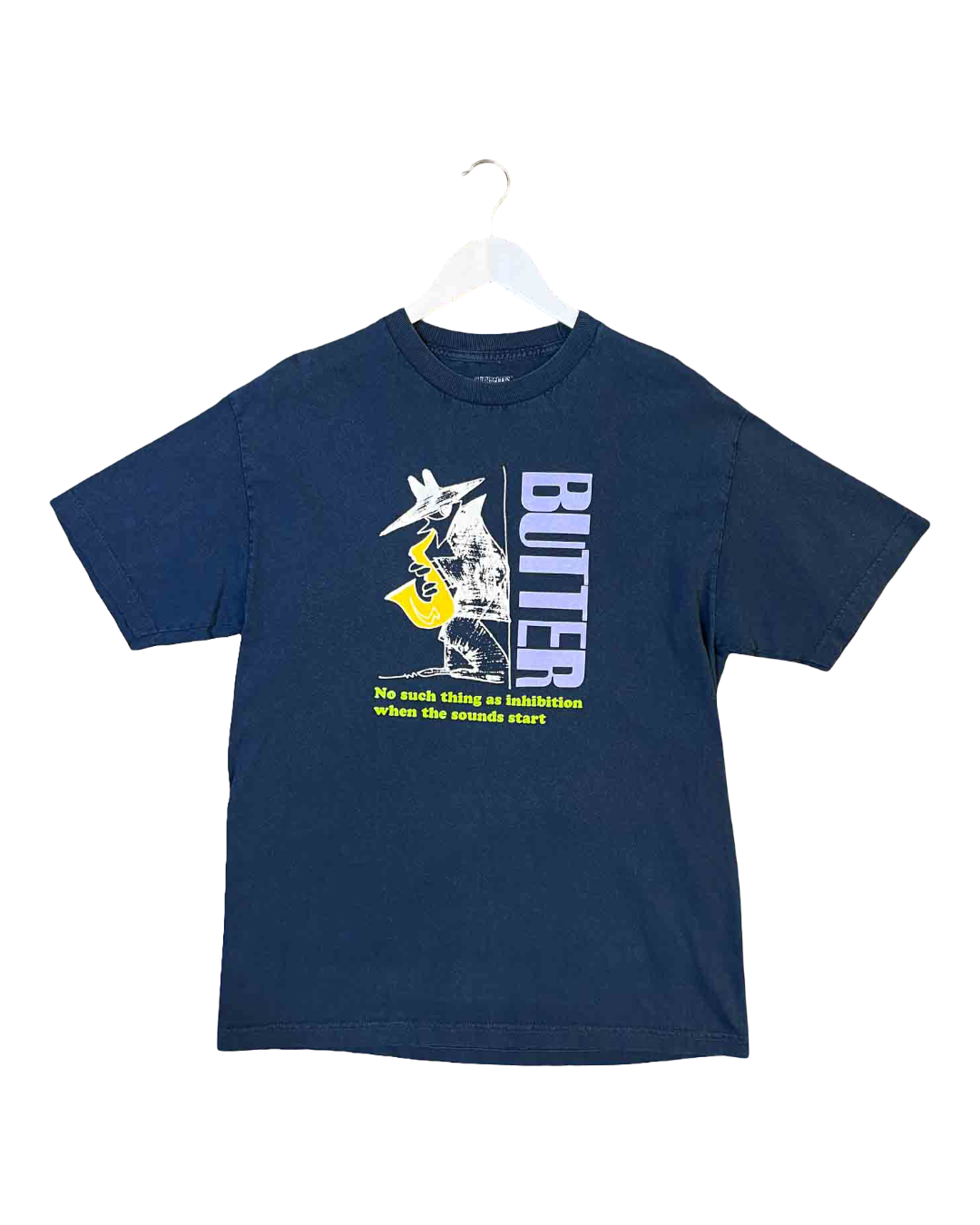 Size L | Butter Navy Graphic T-shirt