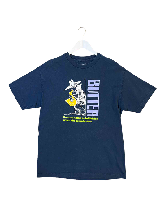 Size L | Butter Navy Graphic T-shirt