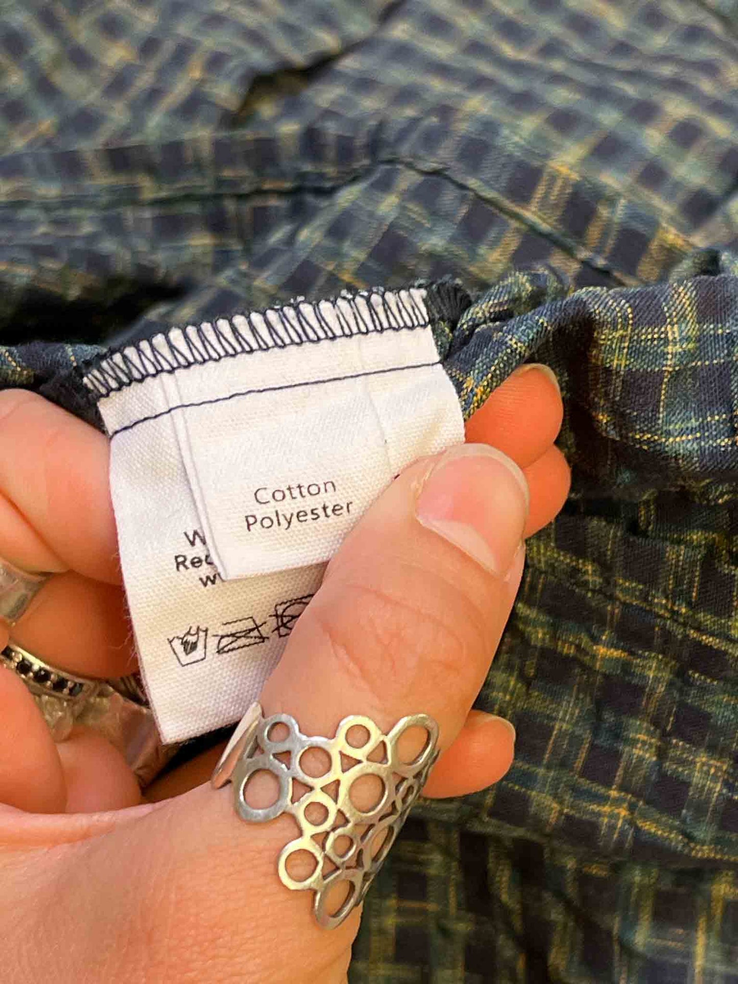 Size 6 | Kuwaii Plaid Dropwaist Dress