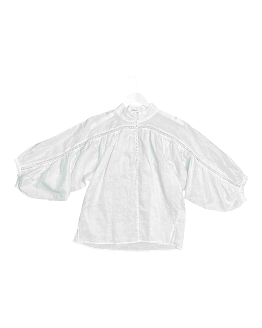 Size 1 (8) | Zoe Kratzmann Ramie Puff Sleeve Shirt