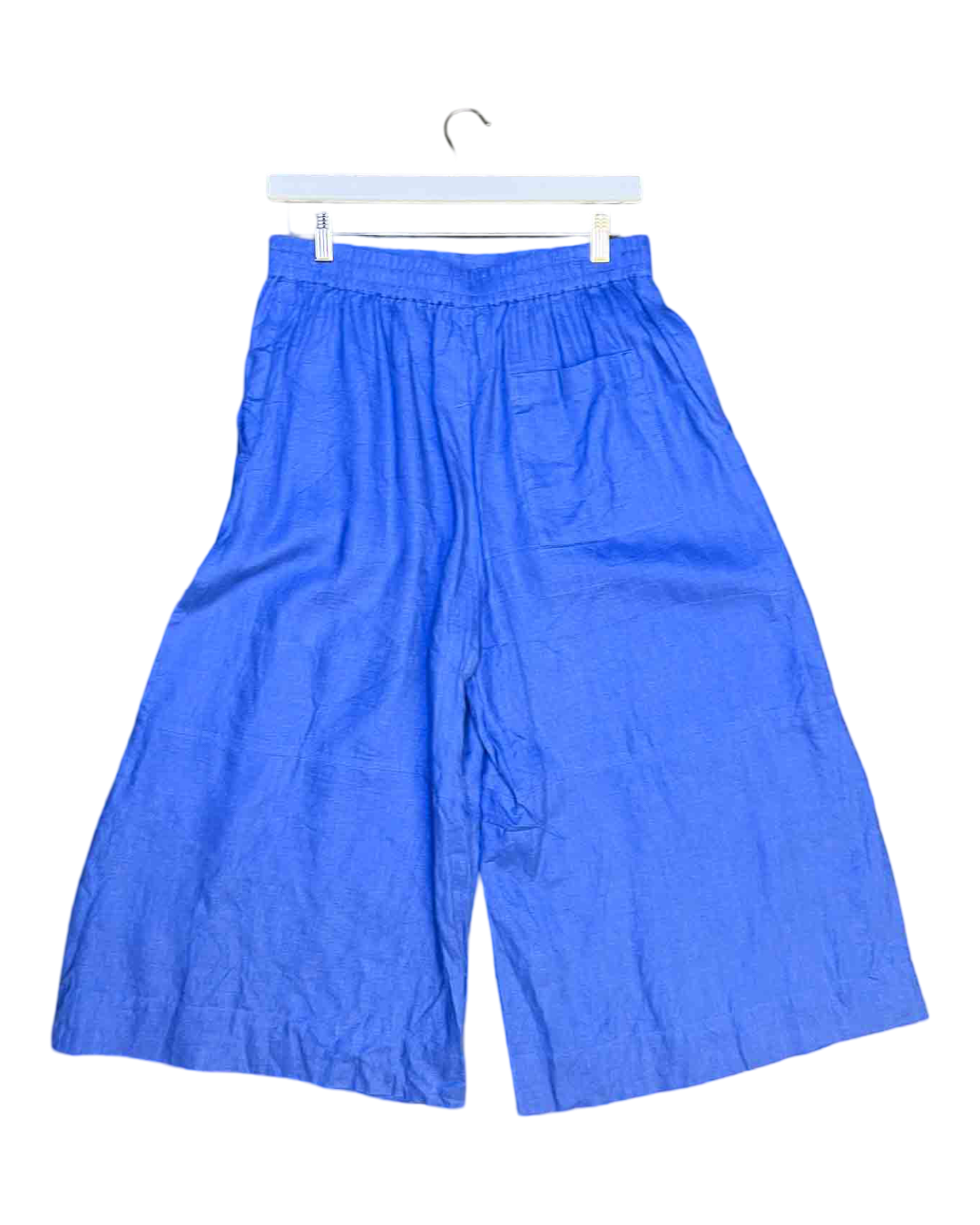 Size 40 (M) | COS Blue Linen Wide-Leg Pants