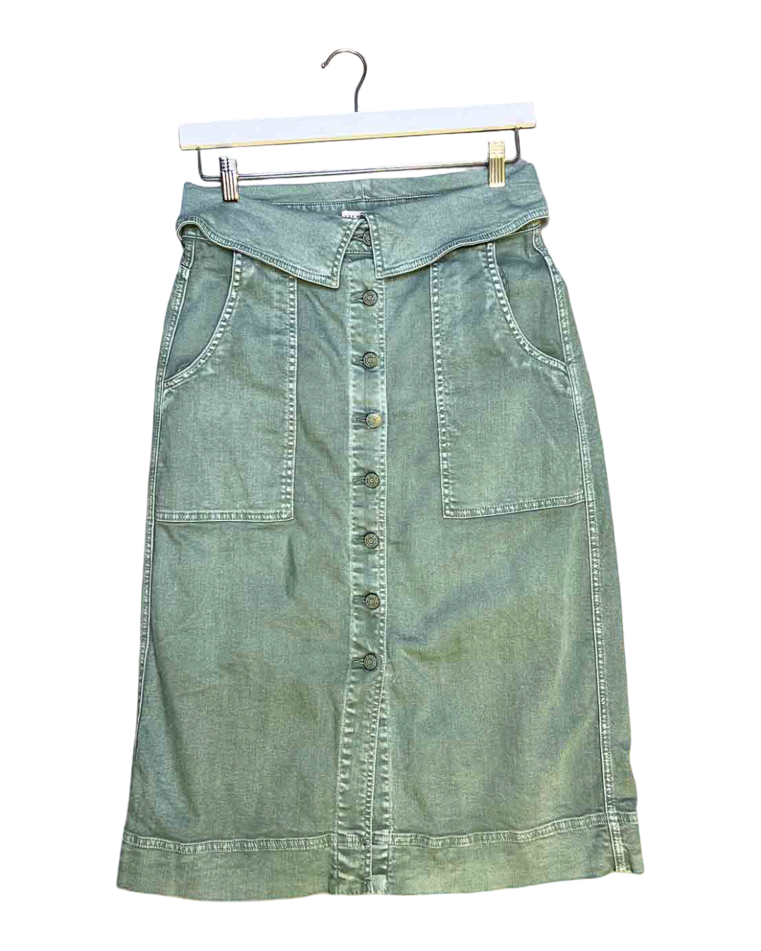 Size 6 | Ulla Johnson Andi Denim Midi Skirt