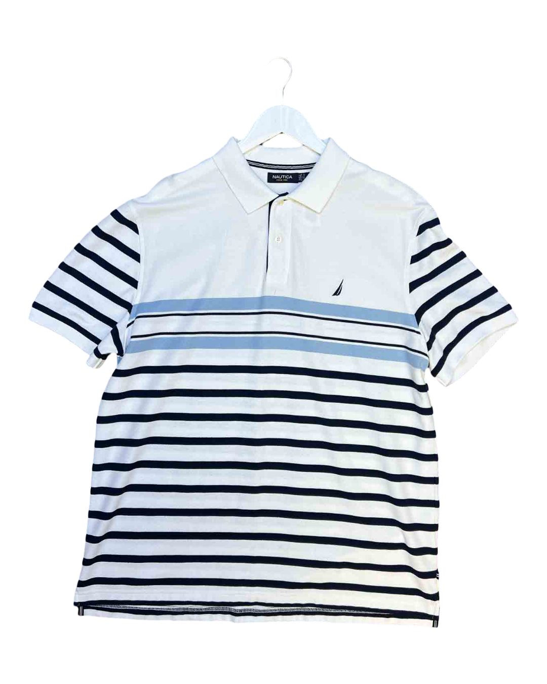 Size XL | Nautica Striped Polo T-shirt