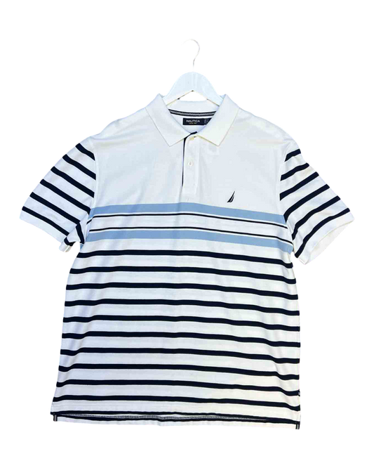 Size XL | Nautica Striped Polo T-shirt
