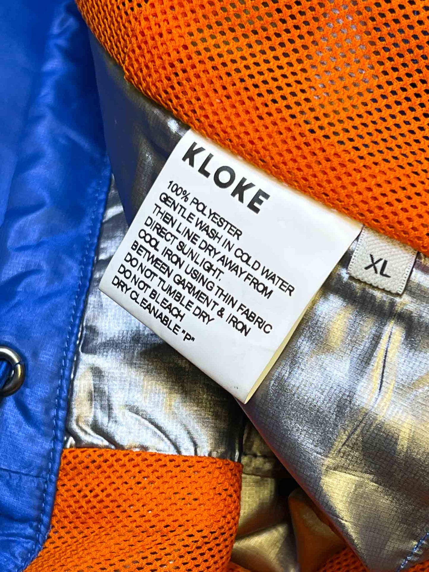 Size XL | Kloke Blue Rain Shell Jacket