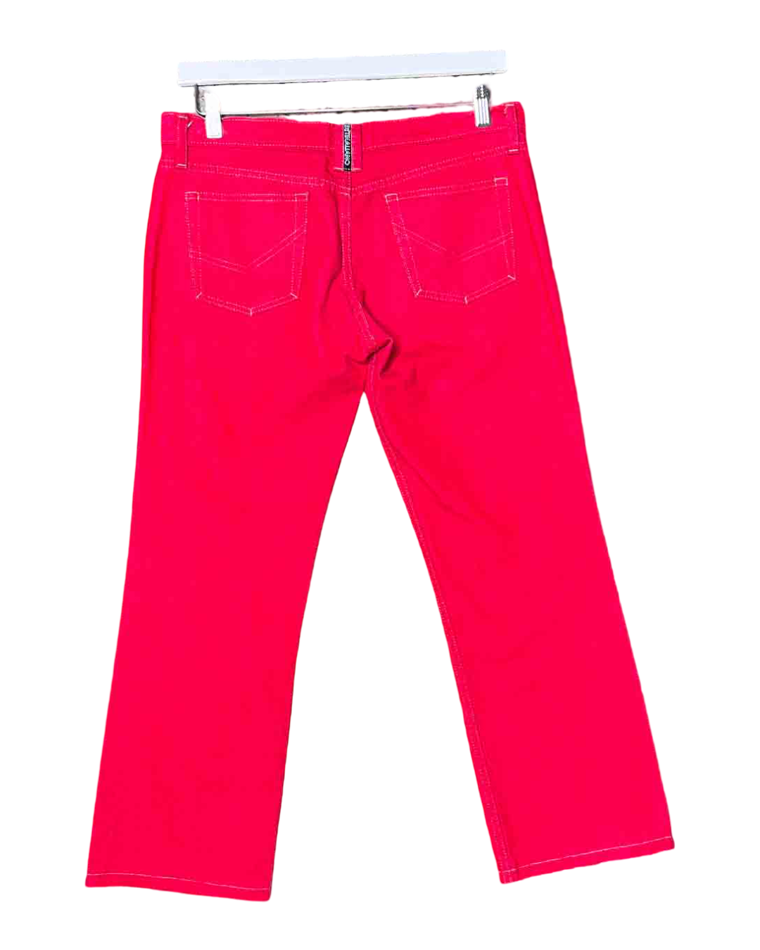 Size 33 | Bettina Liano Cropped Red Jeans