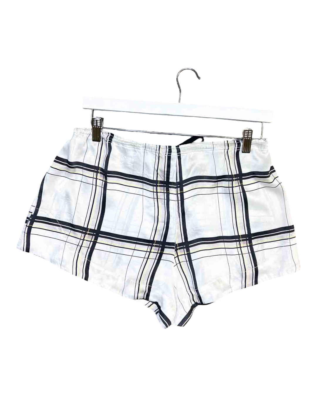 Size 34 (L) | Unif. M Silk Plaid Shorts