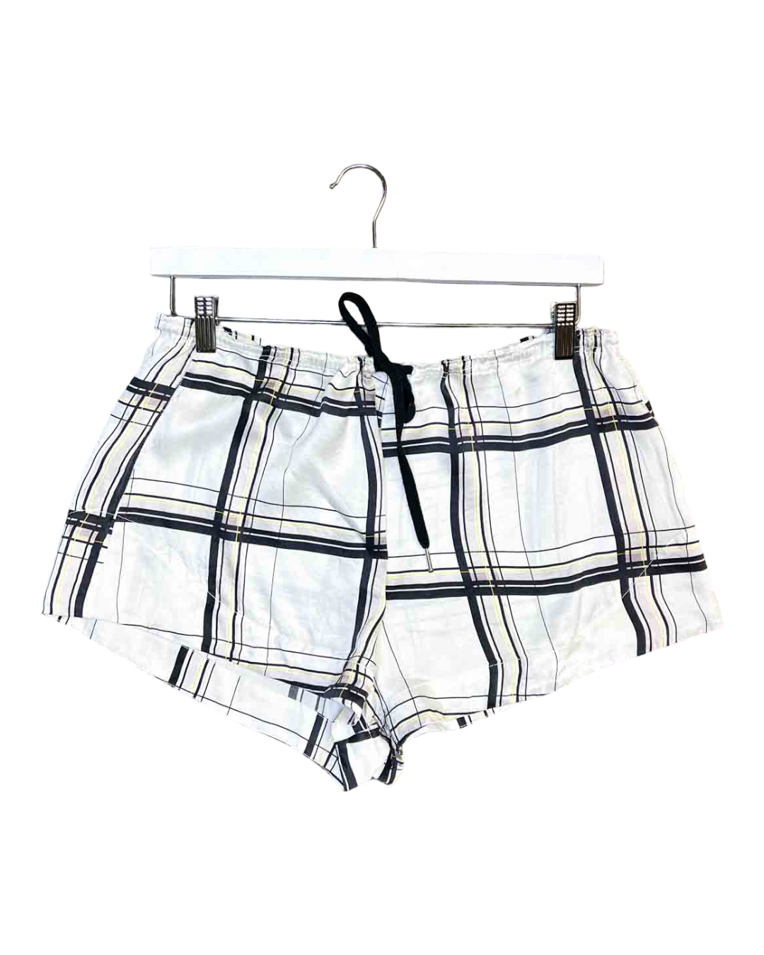 Size 34 (L) | Unif. M Silk Plaid Shorts