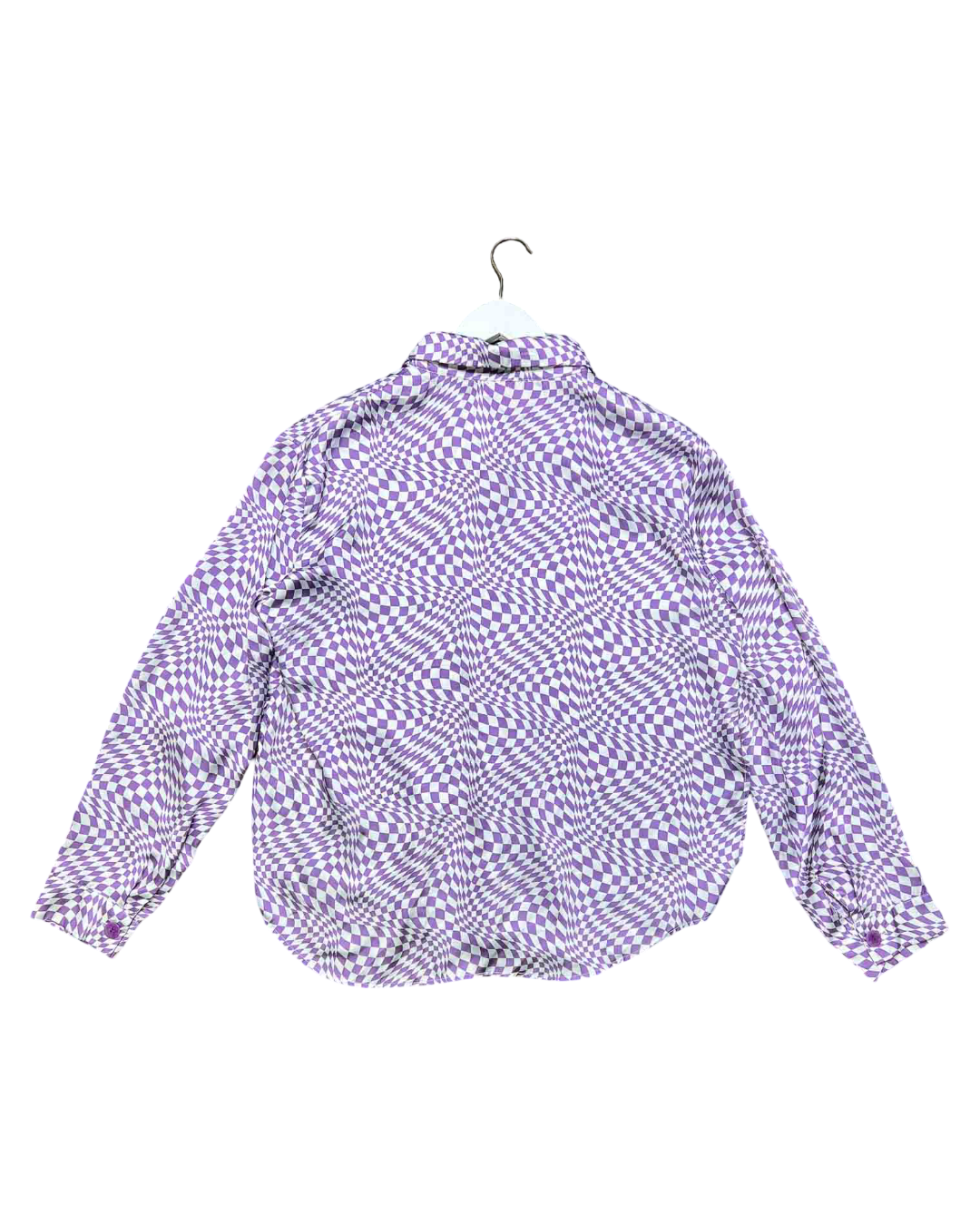 Size M | Lisa Says Gah Checkerboard Shirt