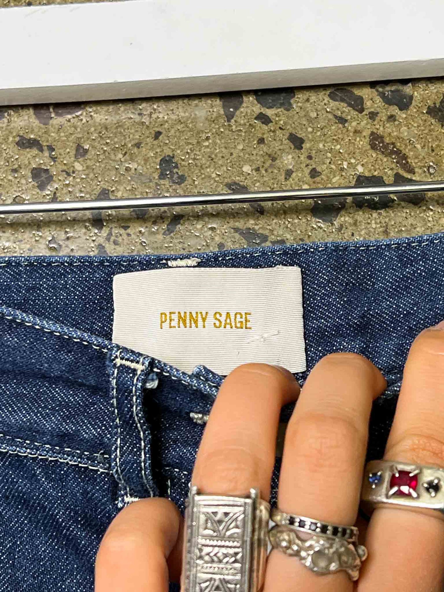 Size 26 | Penny Sage High-Waisted Jeans