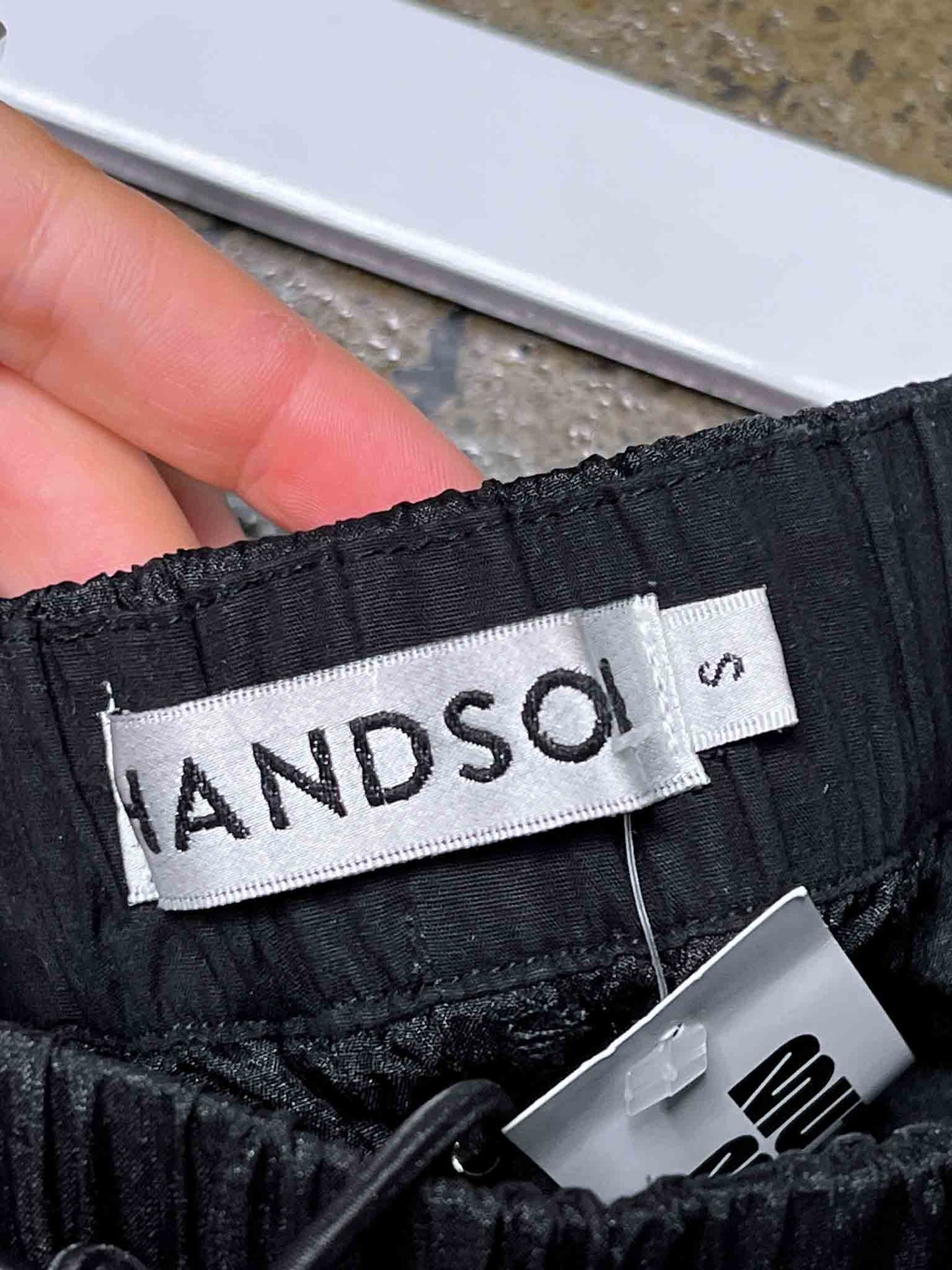 Size S | Handsom Black High-Waisted Shorts