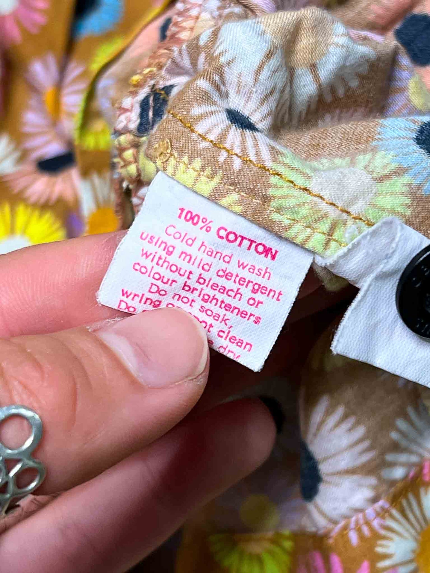 Size 8 | Obus Cotton Floral Mini Dress