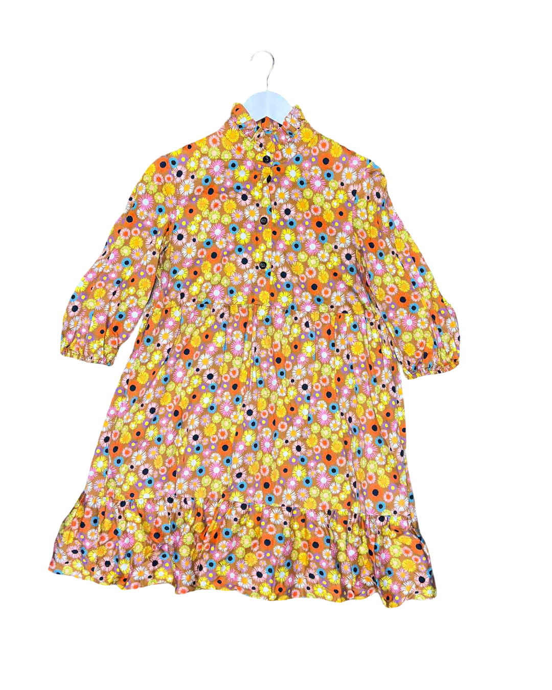 Size 8 | Obus Cotton Floral Mini Dress