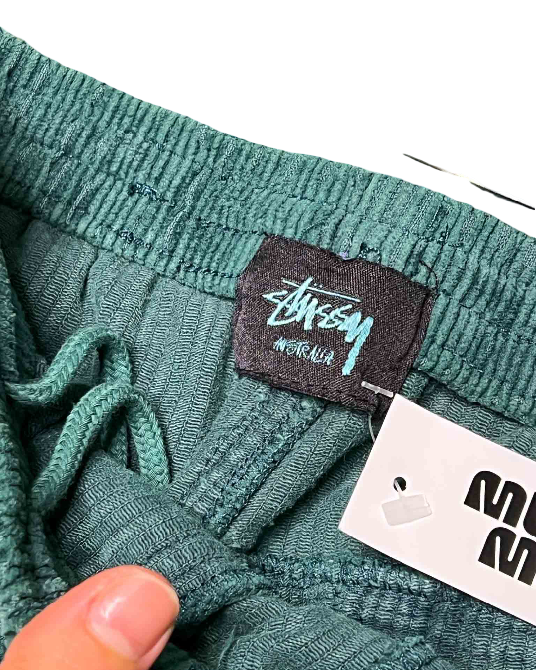 Size S | Stussy Green Corduroy Shorts