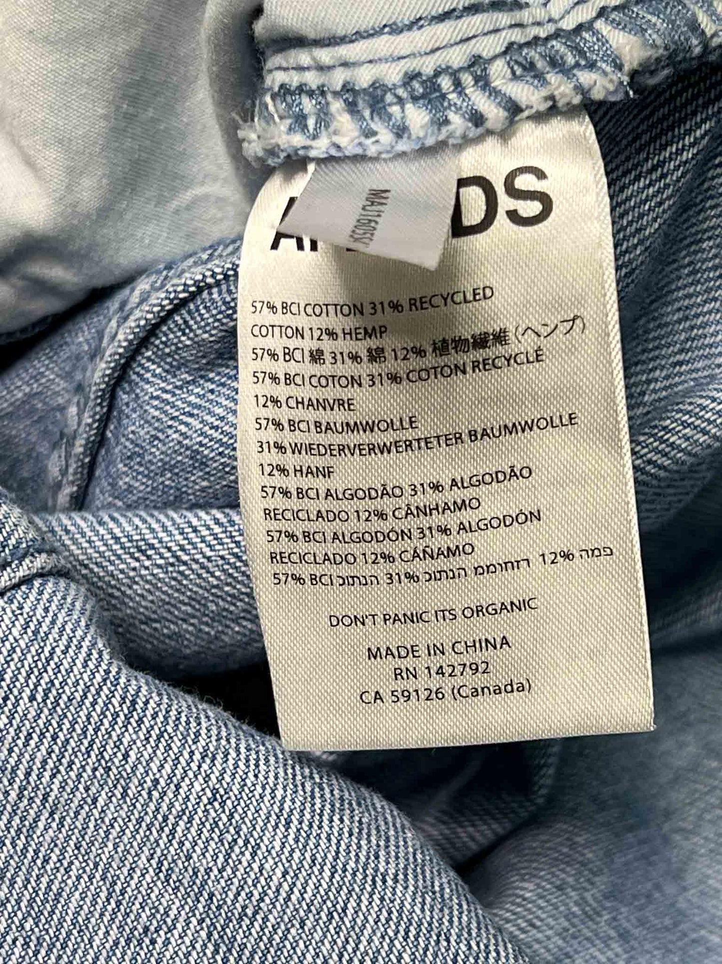 Size 8 | Afends Denim Split Skirt