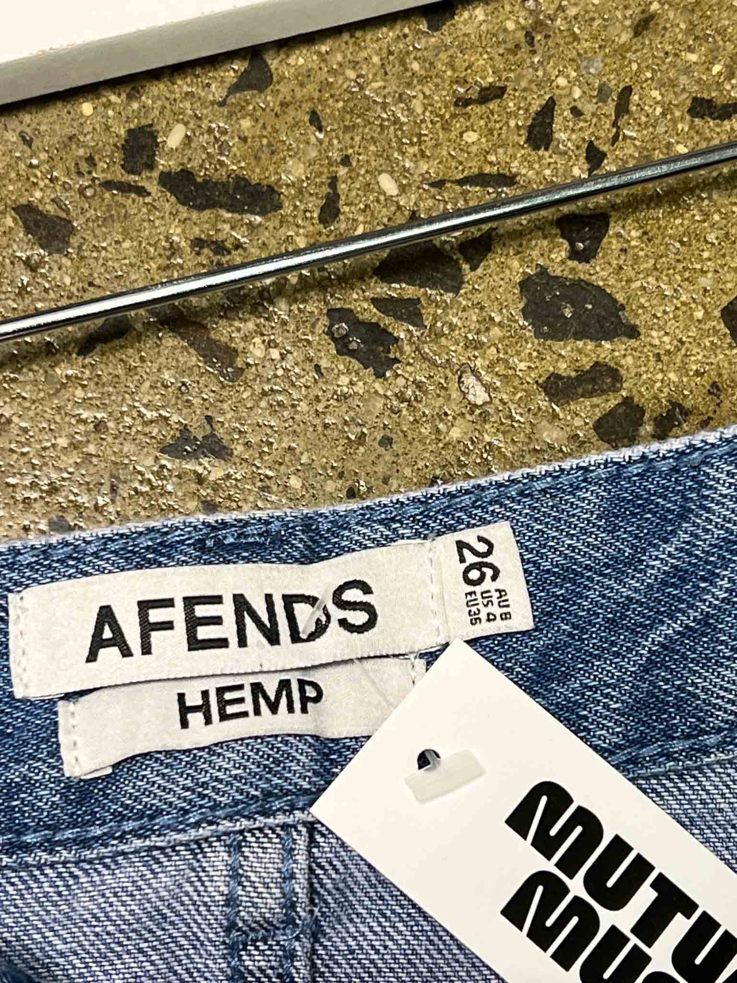 Size 8 | Afends Denim Split Skirt