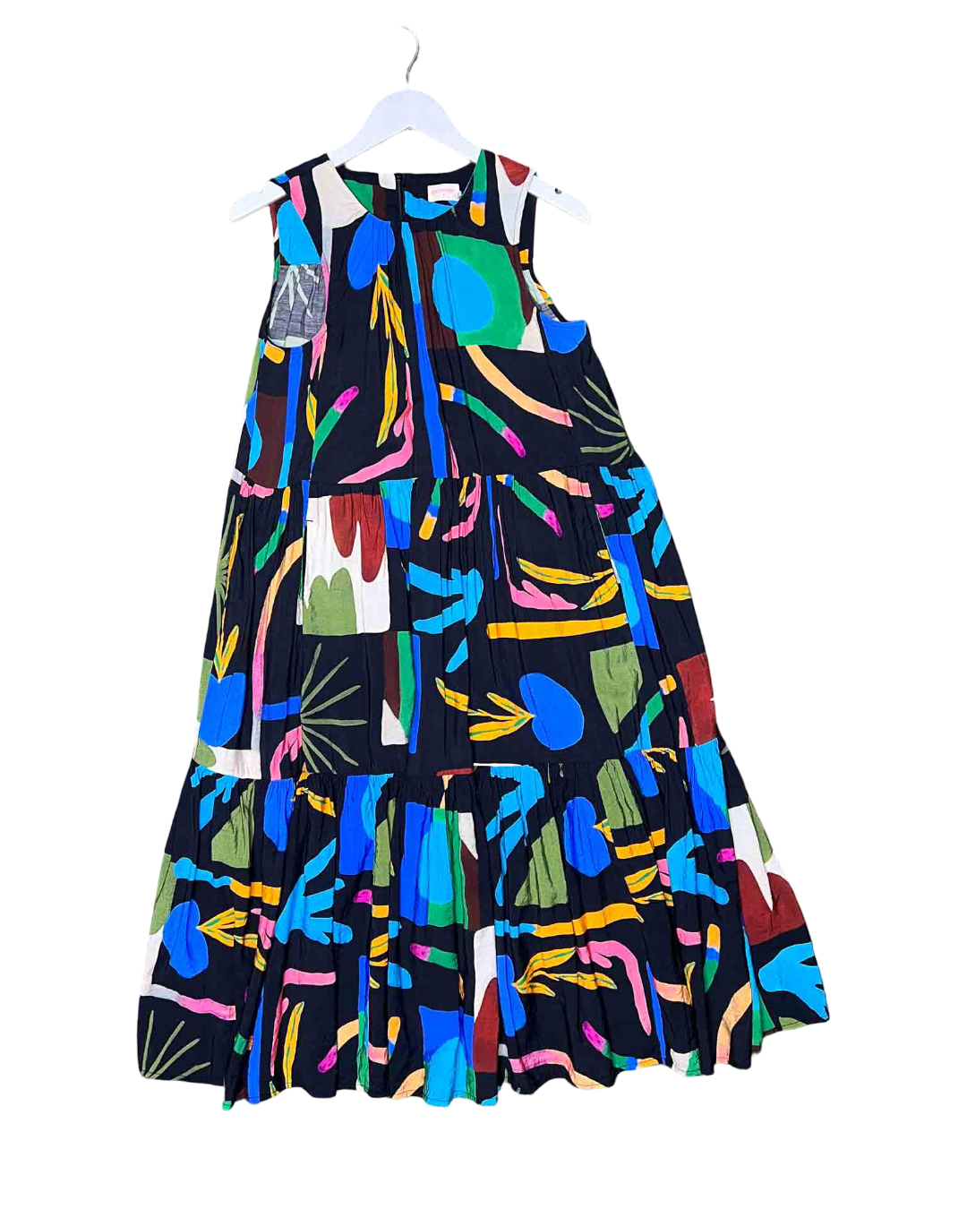 Size 6 | Gorman Cotton Tiered Midi Dress