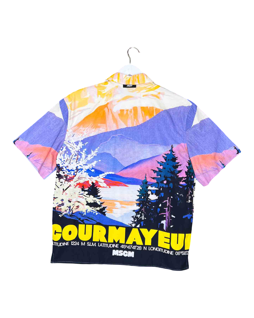 Size 39 (8) | MSGM Cotton Printed Courmayeur Shirt