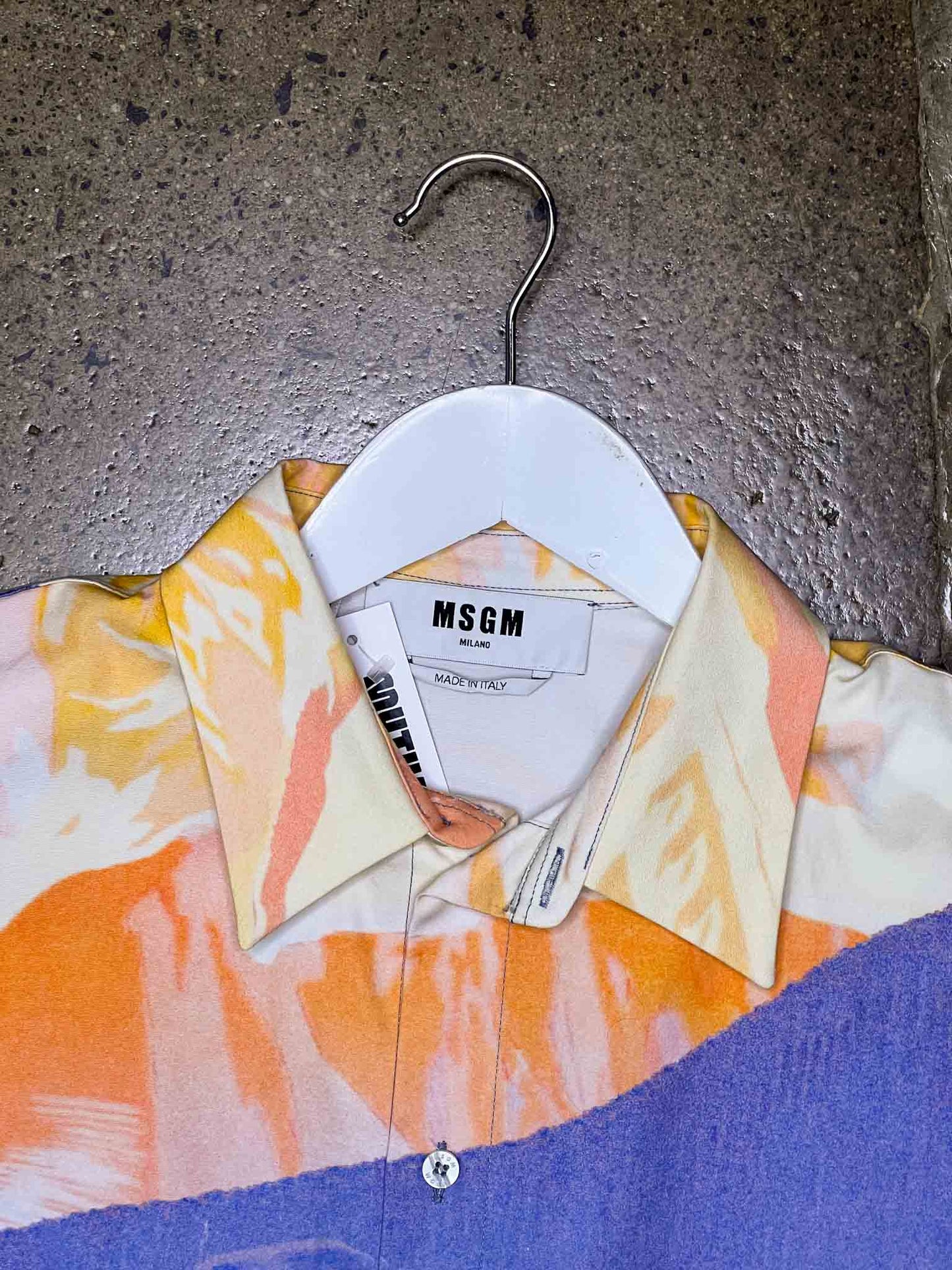 Size 39 (8) | MSGM Cotton Printed Courmayeur Shirt