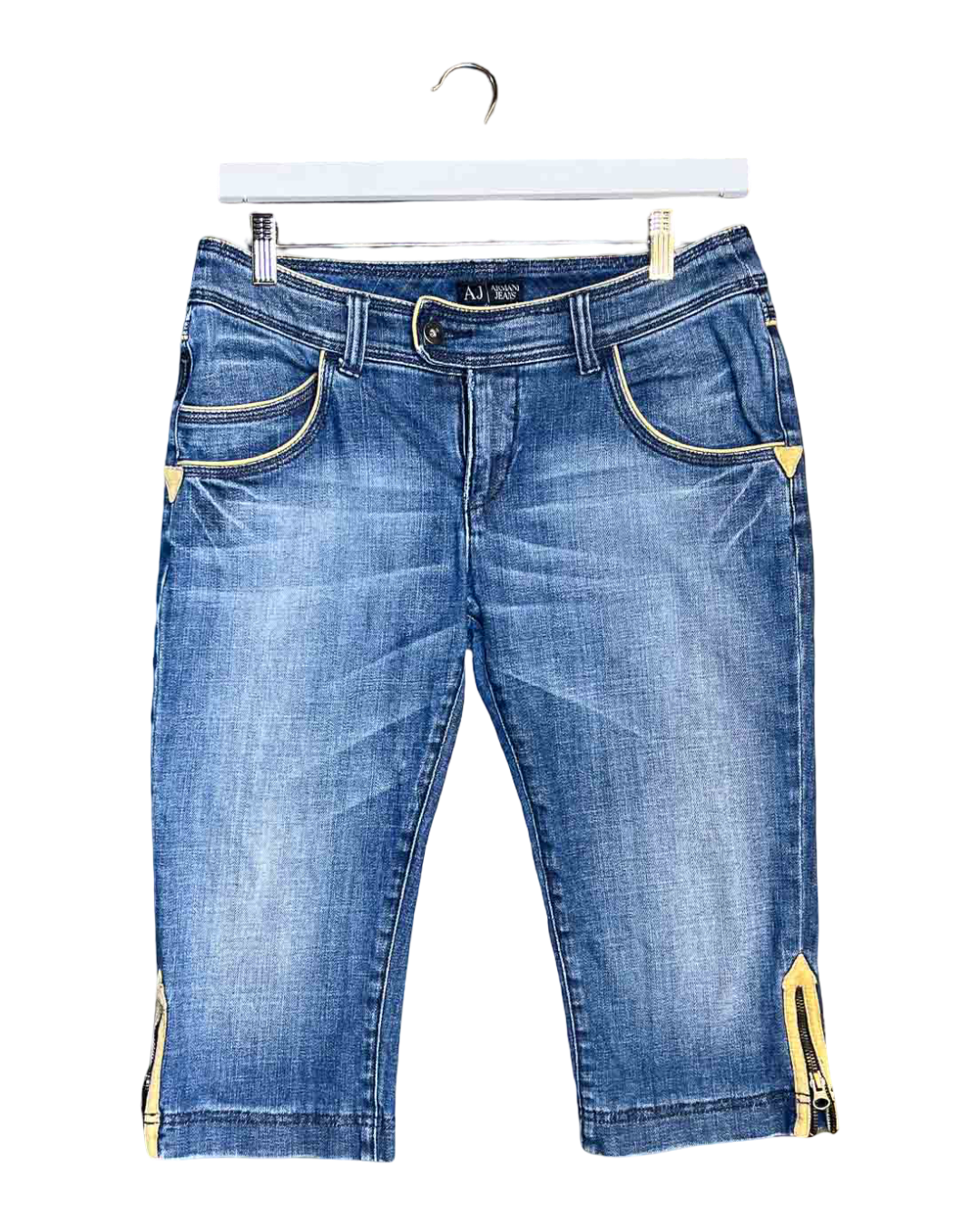 Size 29 | Armani Jeans Capri Zipper Shorts