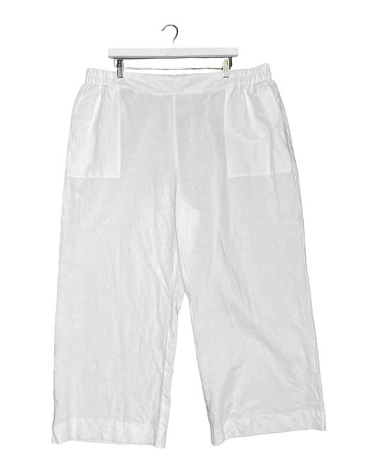 Size XL | Harlow Linen Wide-leg Pants