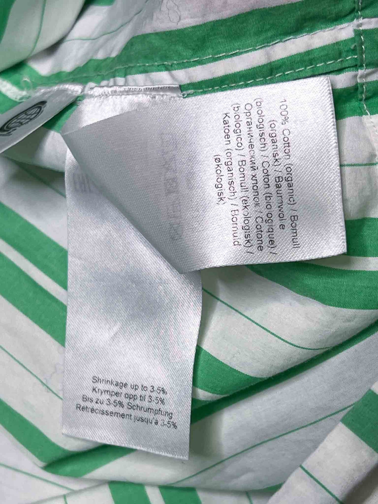 Size 42 (14) | Ganni Cotton Striped Button Blouse