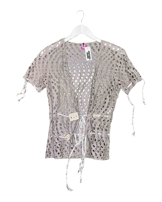 Size M | Save the Queen Crochet Top