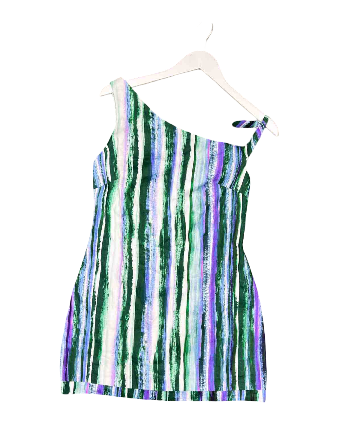 Size S | Venroy Linen Side Tie Mini Dress