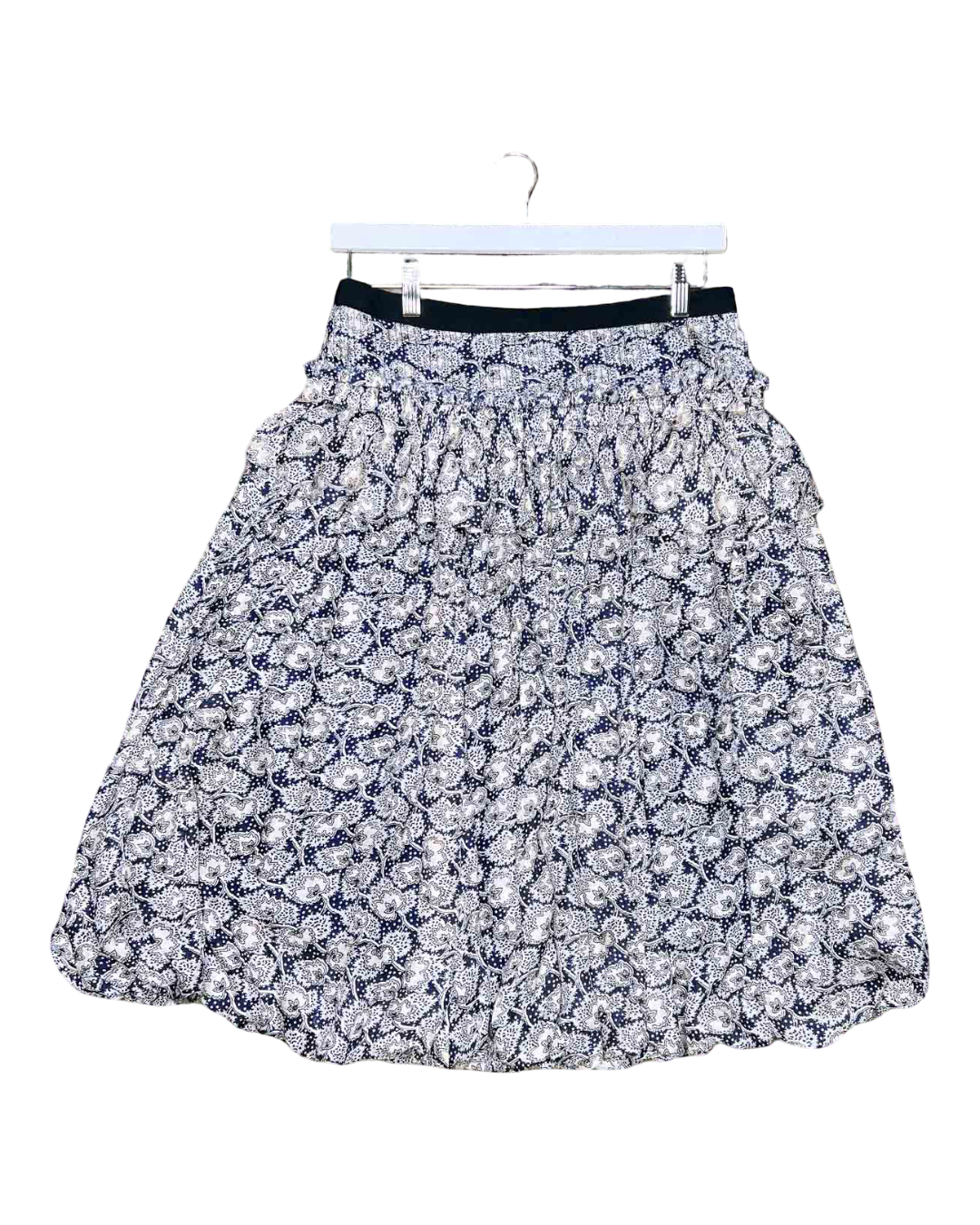 Size 10 | Easton Pearson Silk Tiered Bubble Skirt