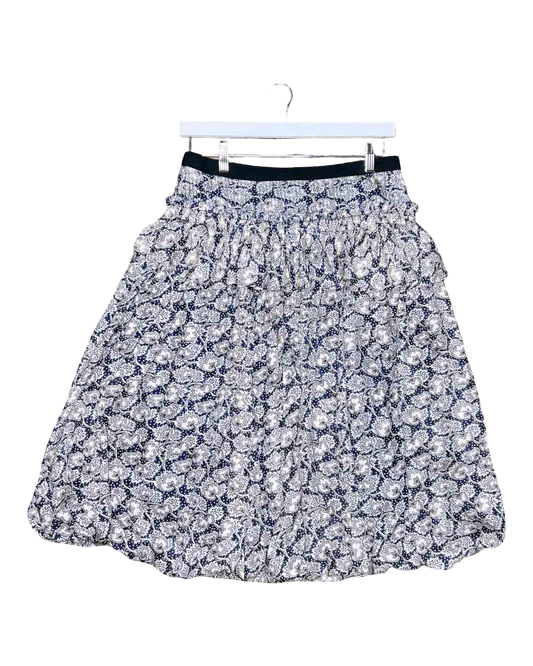 Size 10 | Easton Pearson Silk Tiered Bubble Skirt