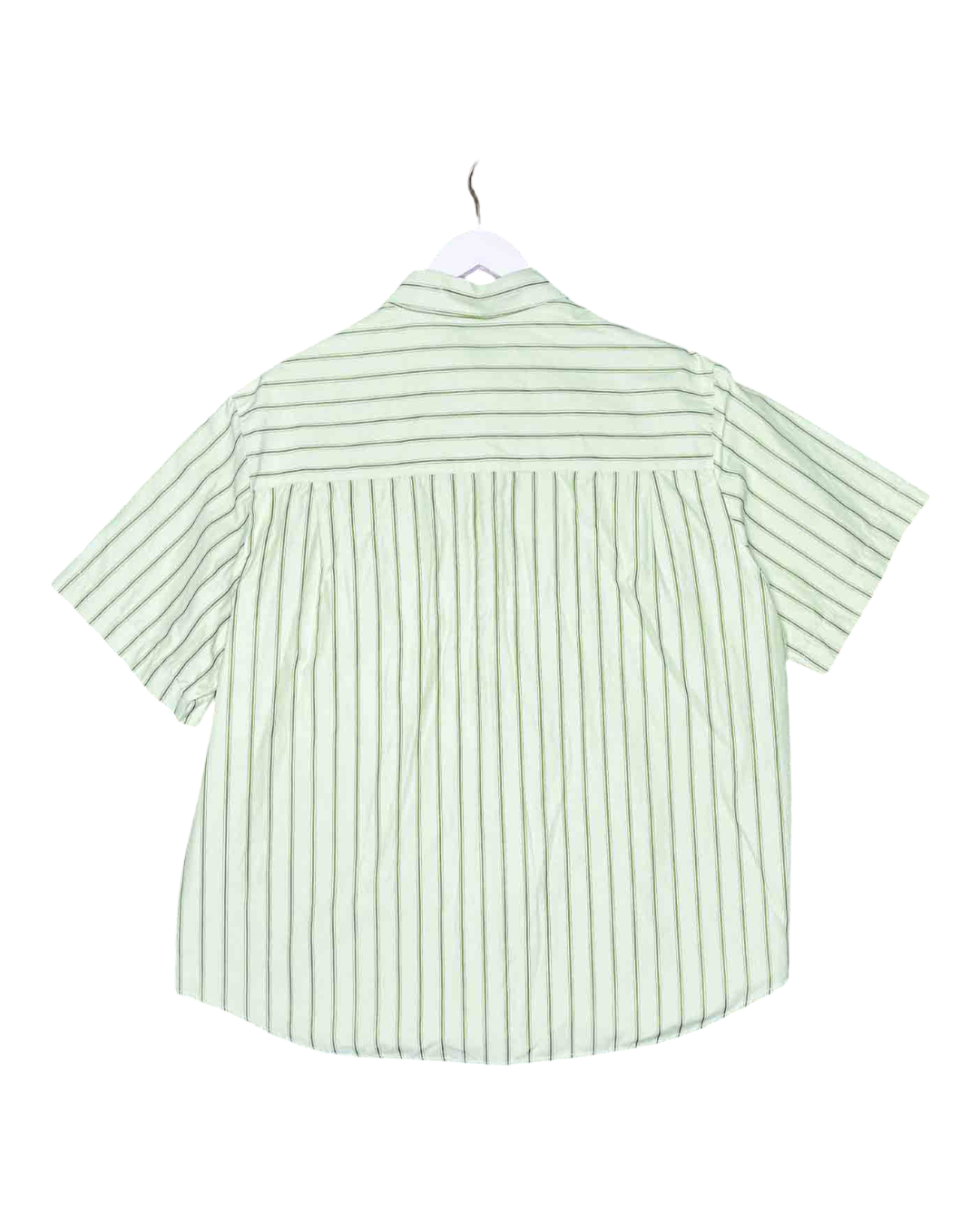 Size M/L | Blanca Green Stripe Cotton Shirt