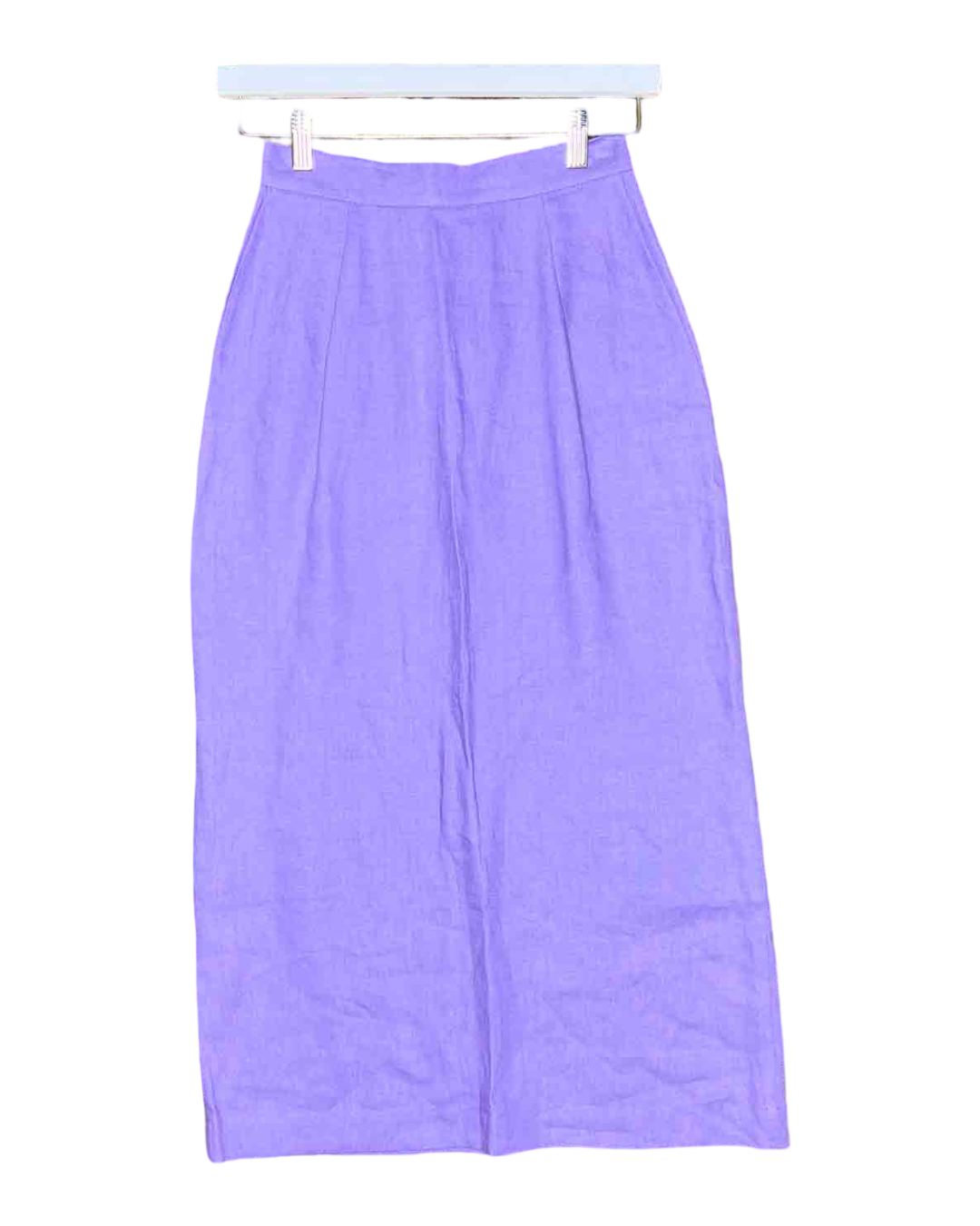 Size XS | Sister Purple Linen Midi Skirt NWT