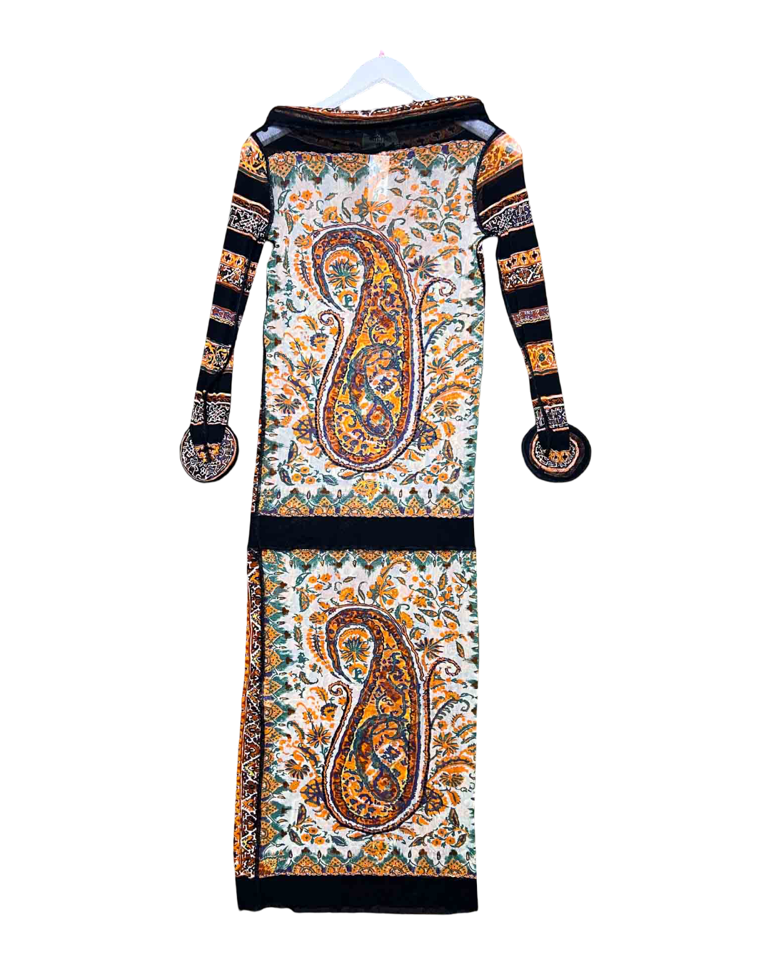 Size M | Jean Paul Gaultier Tube Mesh Extremely Rare Y2K Dress