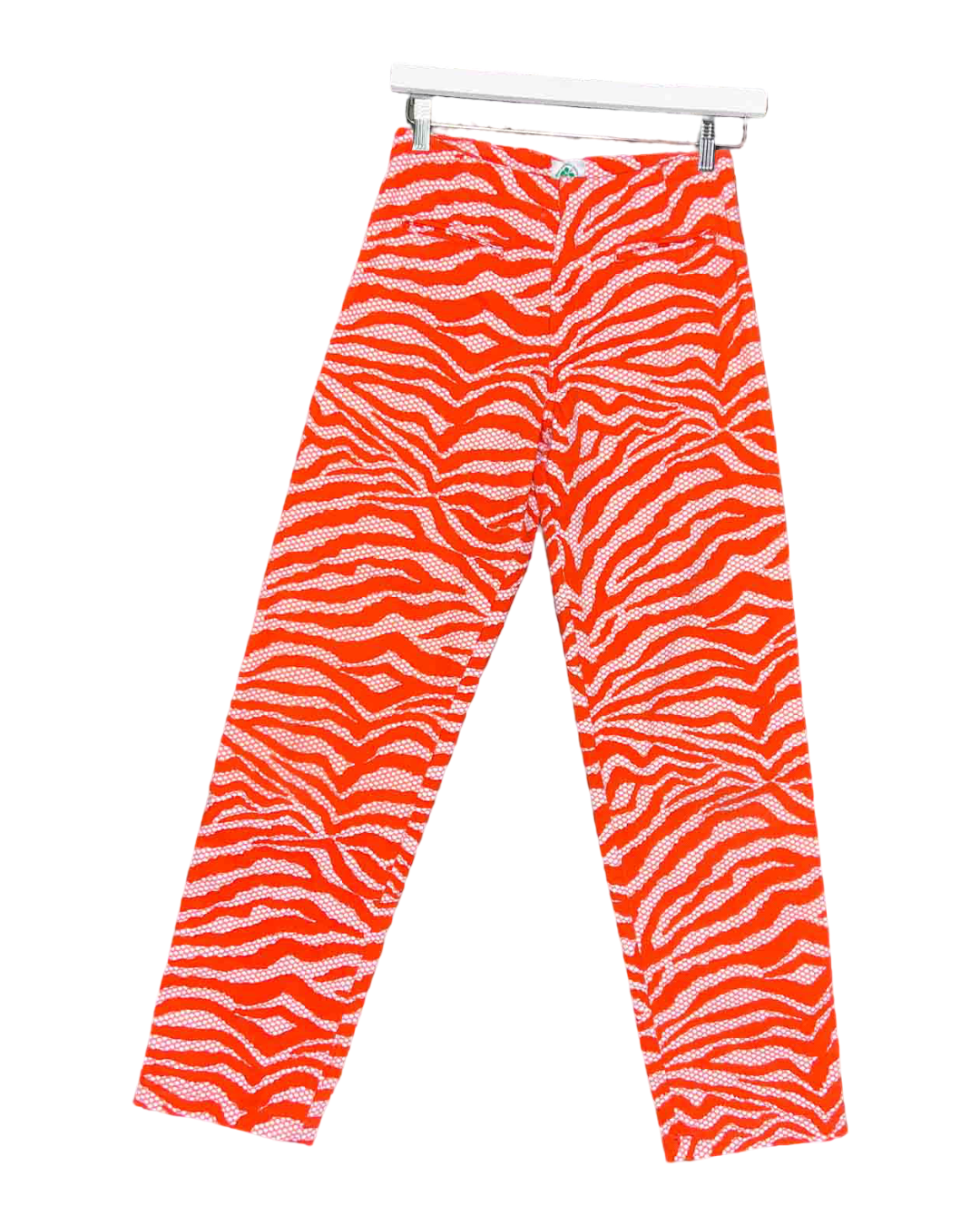 Size M | Holiday Cotton Zebra Straight Pants