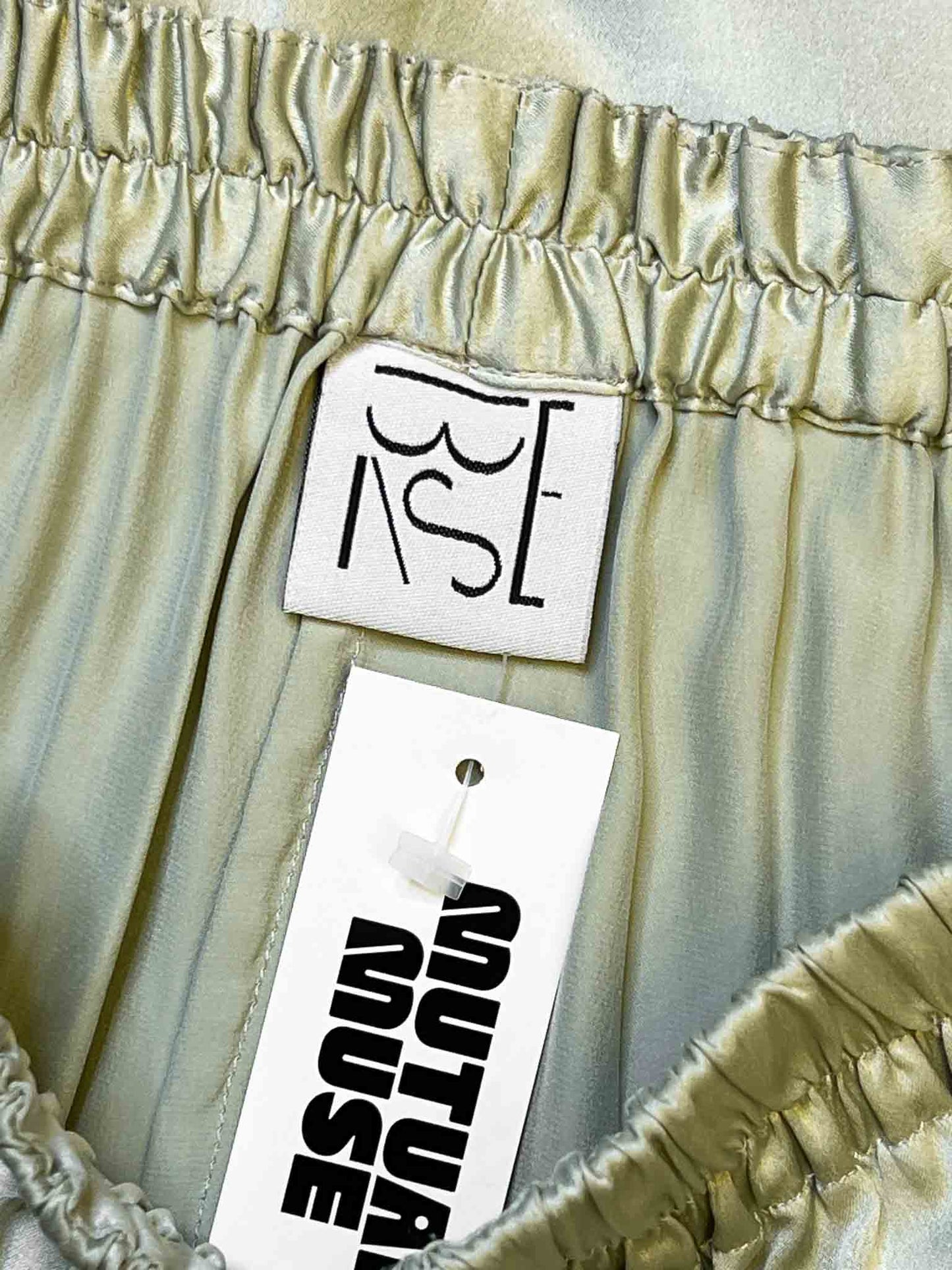 Size XS | Baserange Mint Silk Midi Skirt