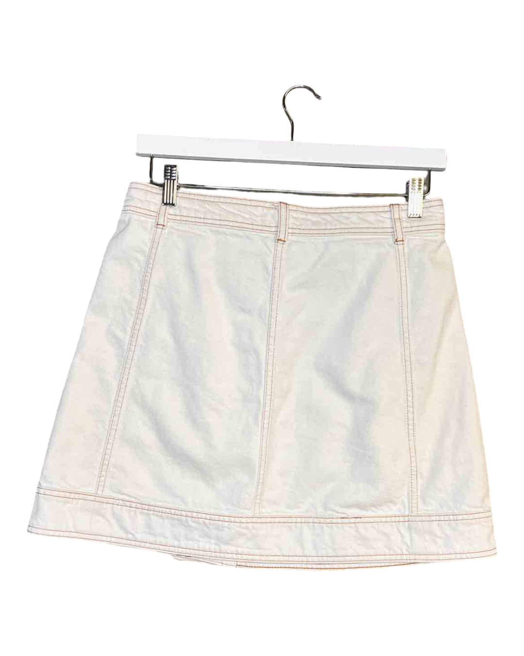 Siuze 40 (M) | Ganni Asymmetric Denim Mini Skirt