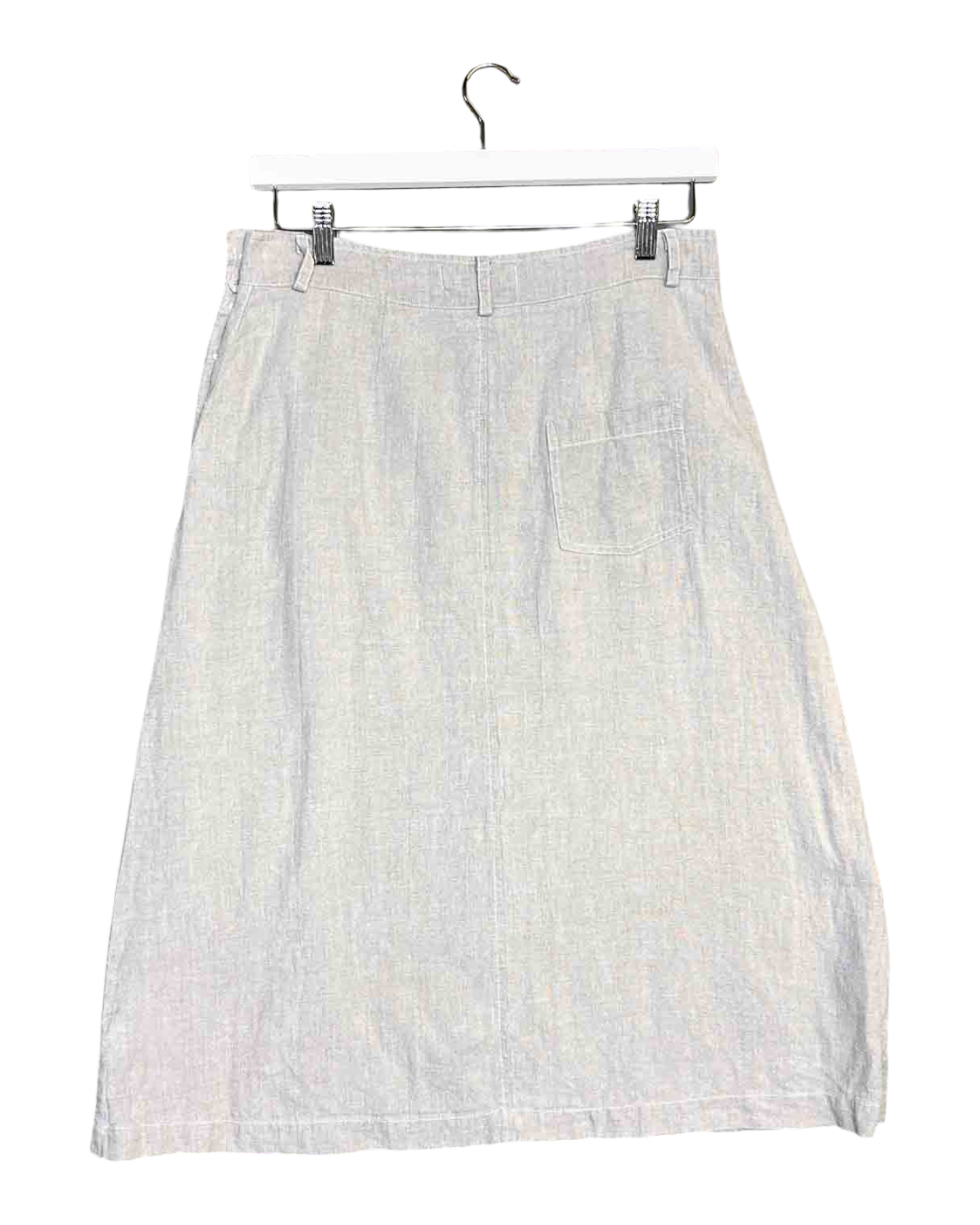 Size 1 (S) | Metta Melbourne Flax Linen Midi Skirt