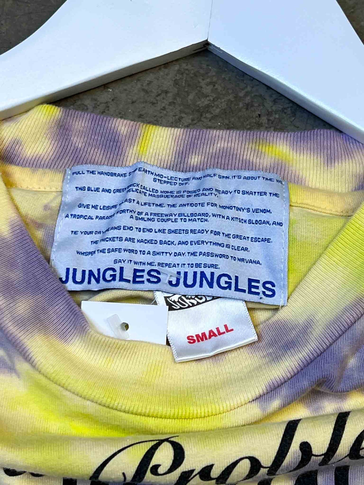 Size S | Jungles Jungles Solutions Tie Dye T-shirt