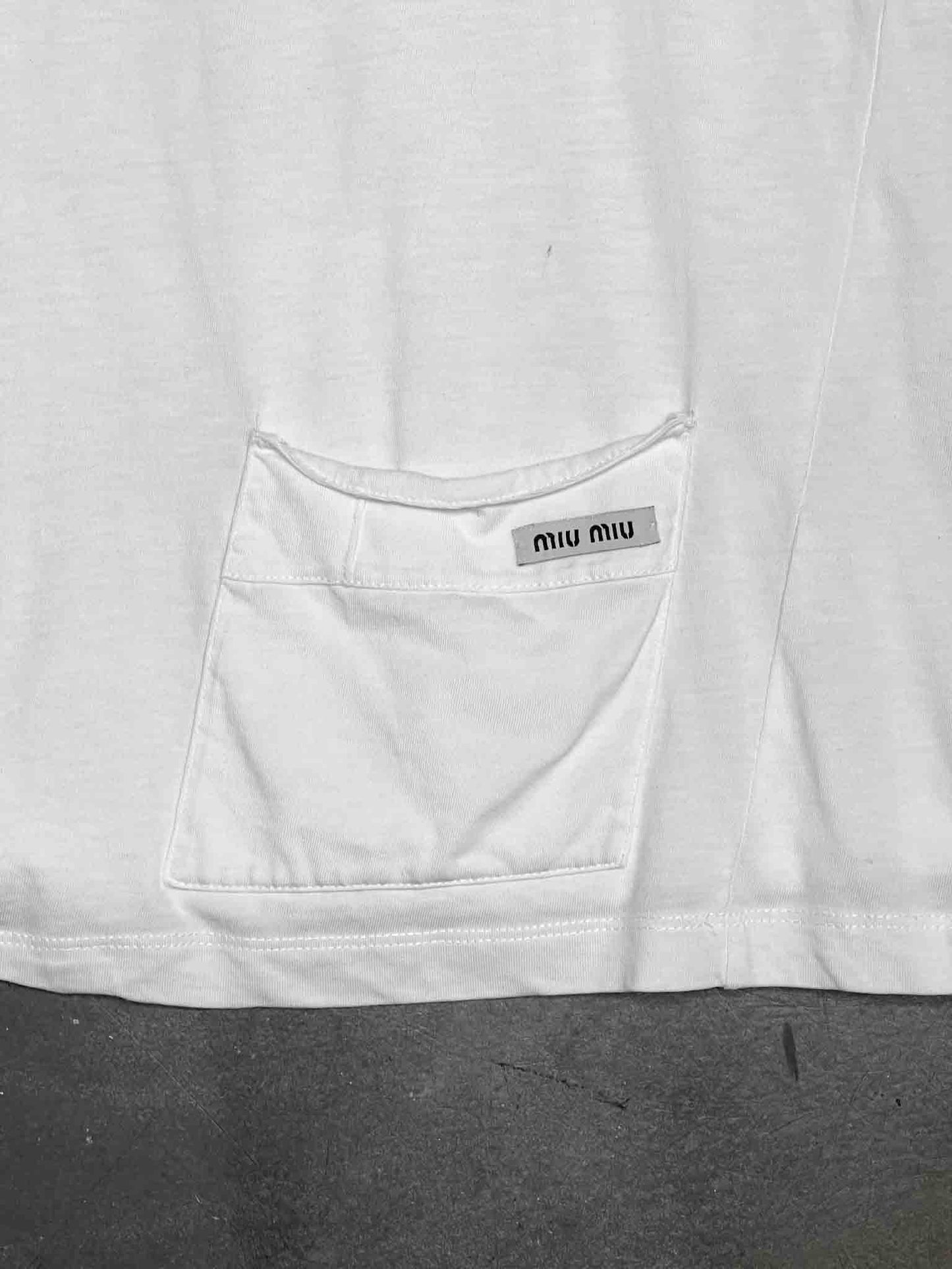 Size L | Miu Miu Pink Puffy Sleeves T-shirt