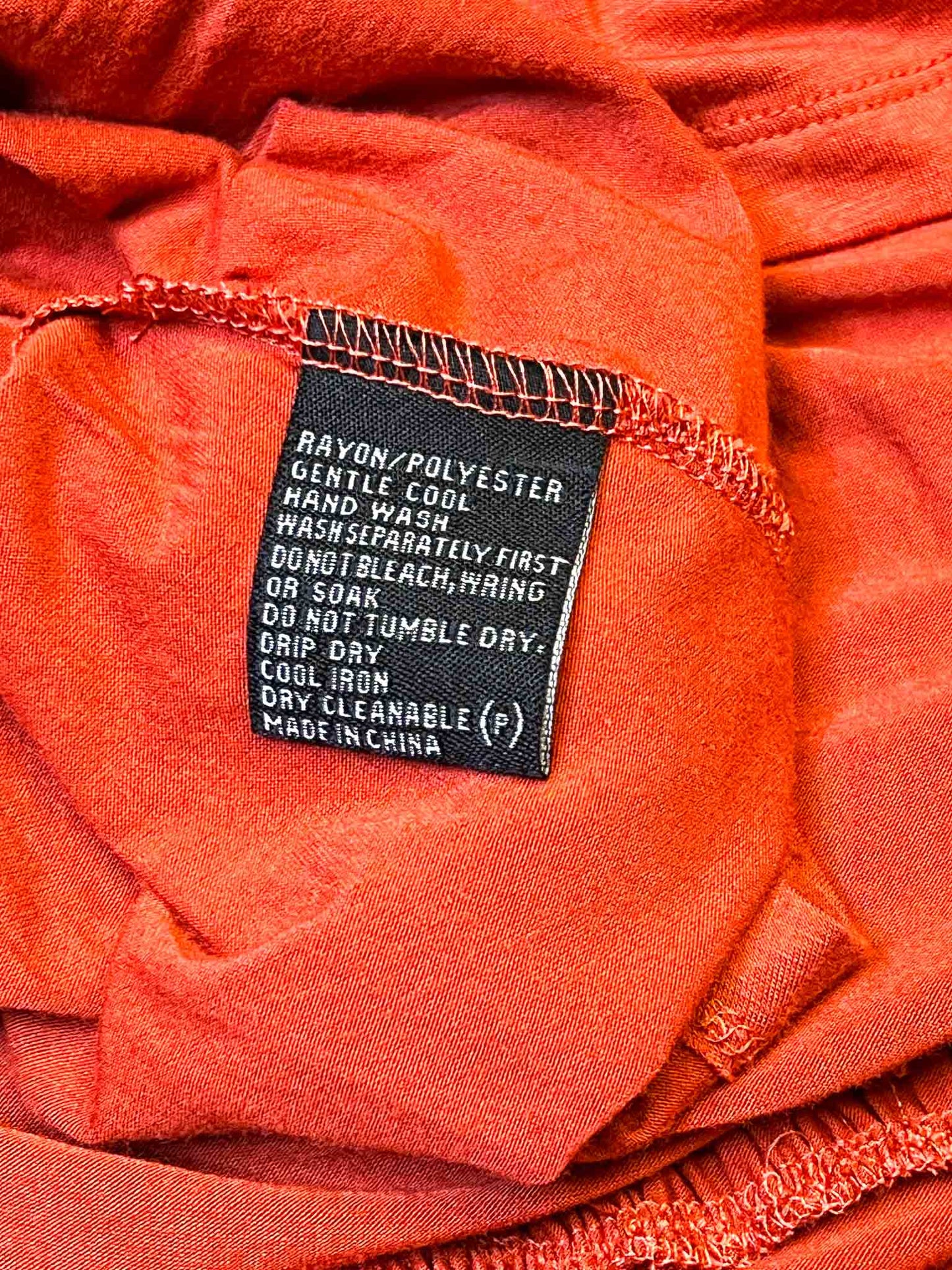 Size 3 (L) | Comma Gathered Orange Mini Dress