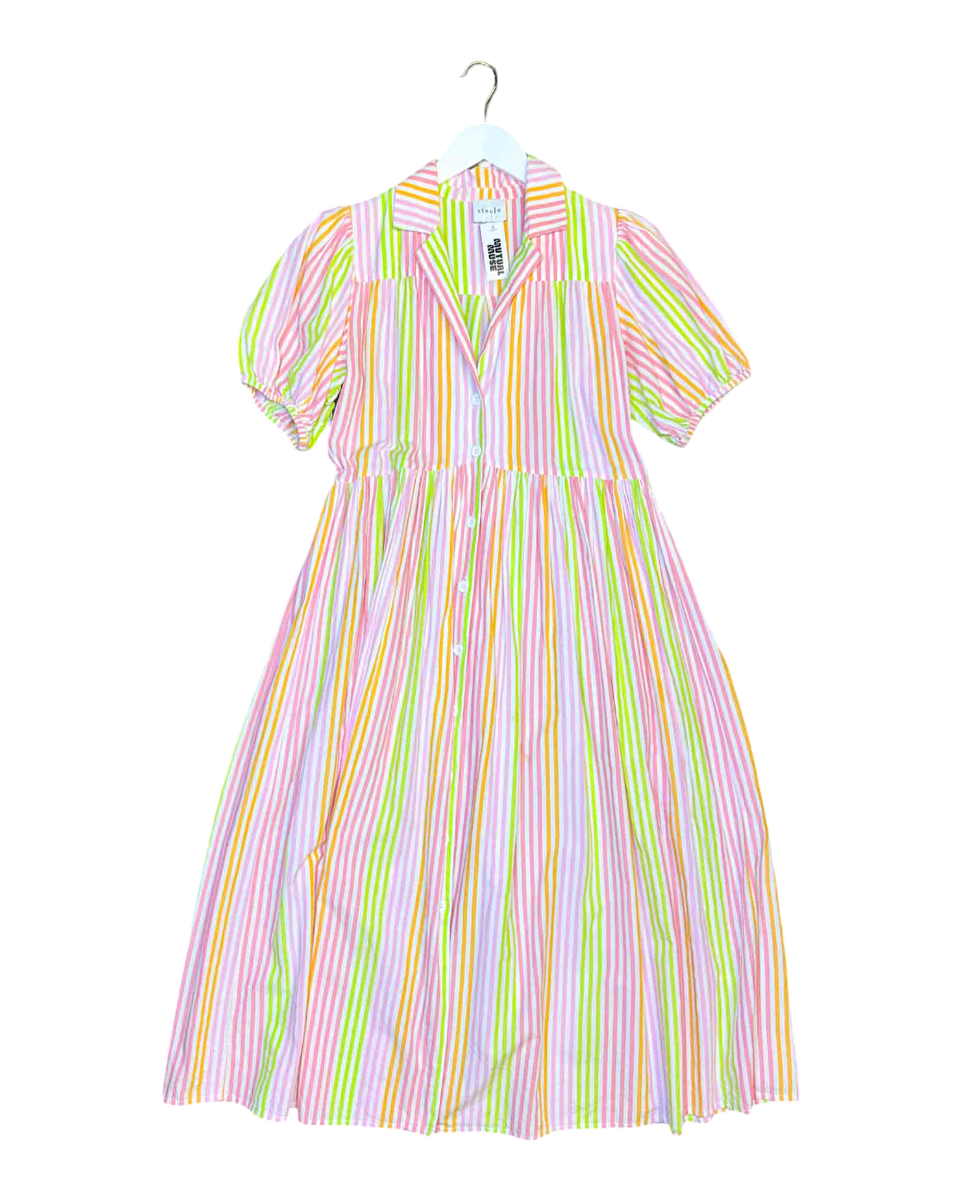 Size L | Steele Paola Midi Cotton Dress