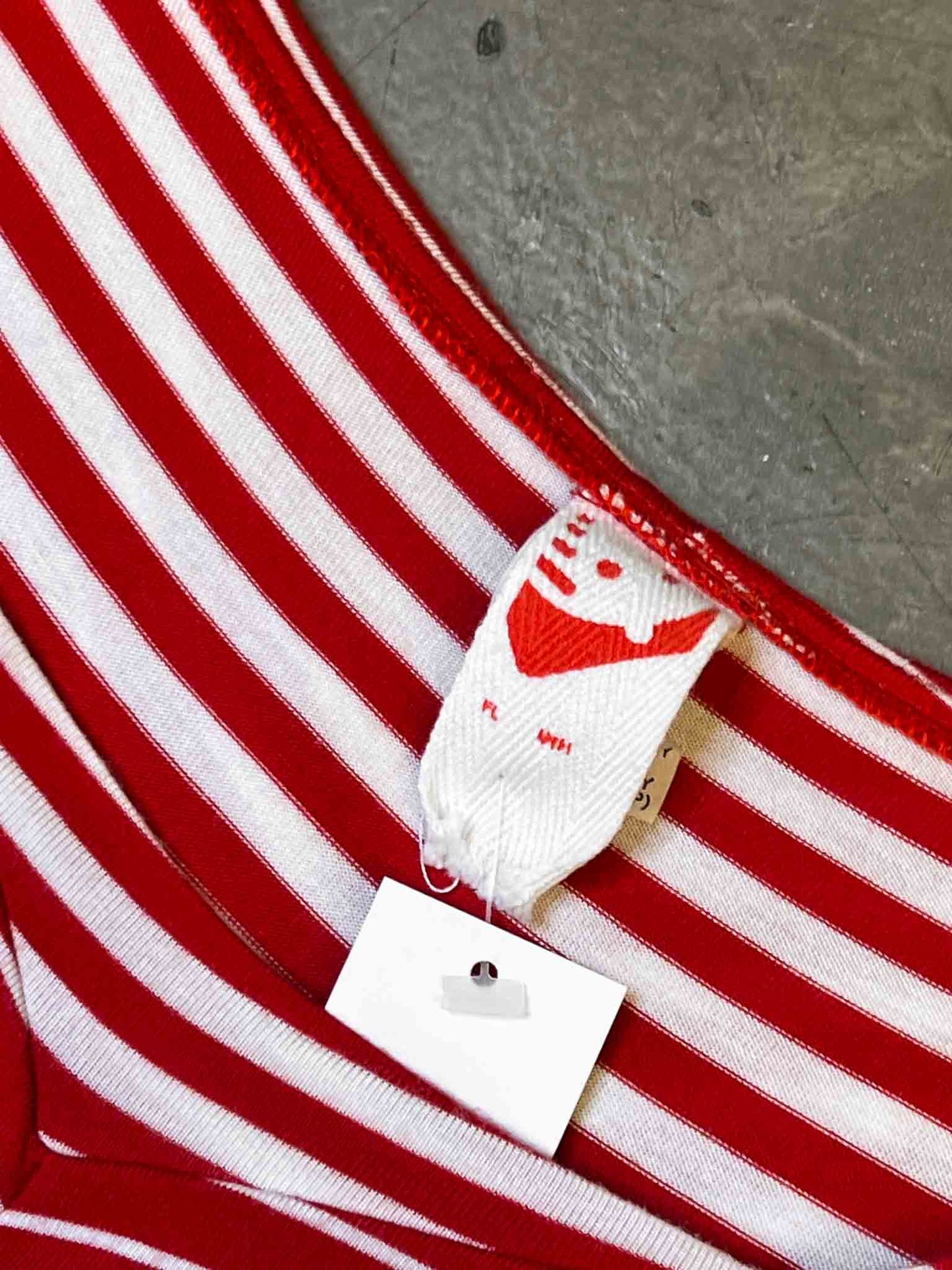 Size 14 | Fool Stripey Red Hooded Dress