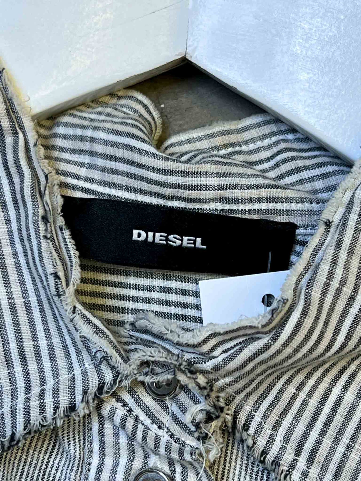 Size XS | Diesel Cotton Striped Shirt
