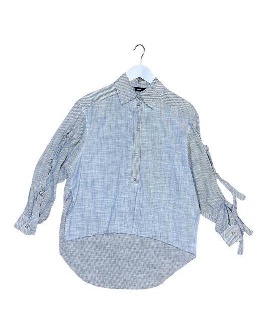 Size XS | Diesel Cotton Striped Shirt