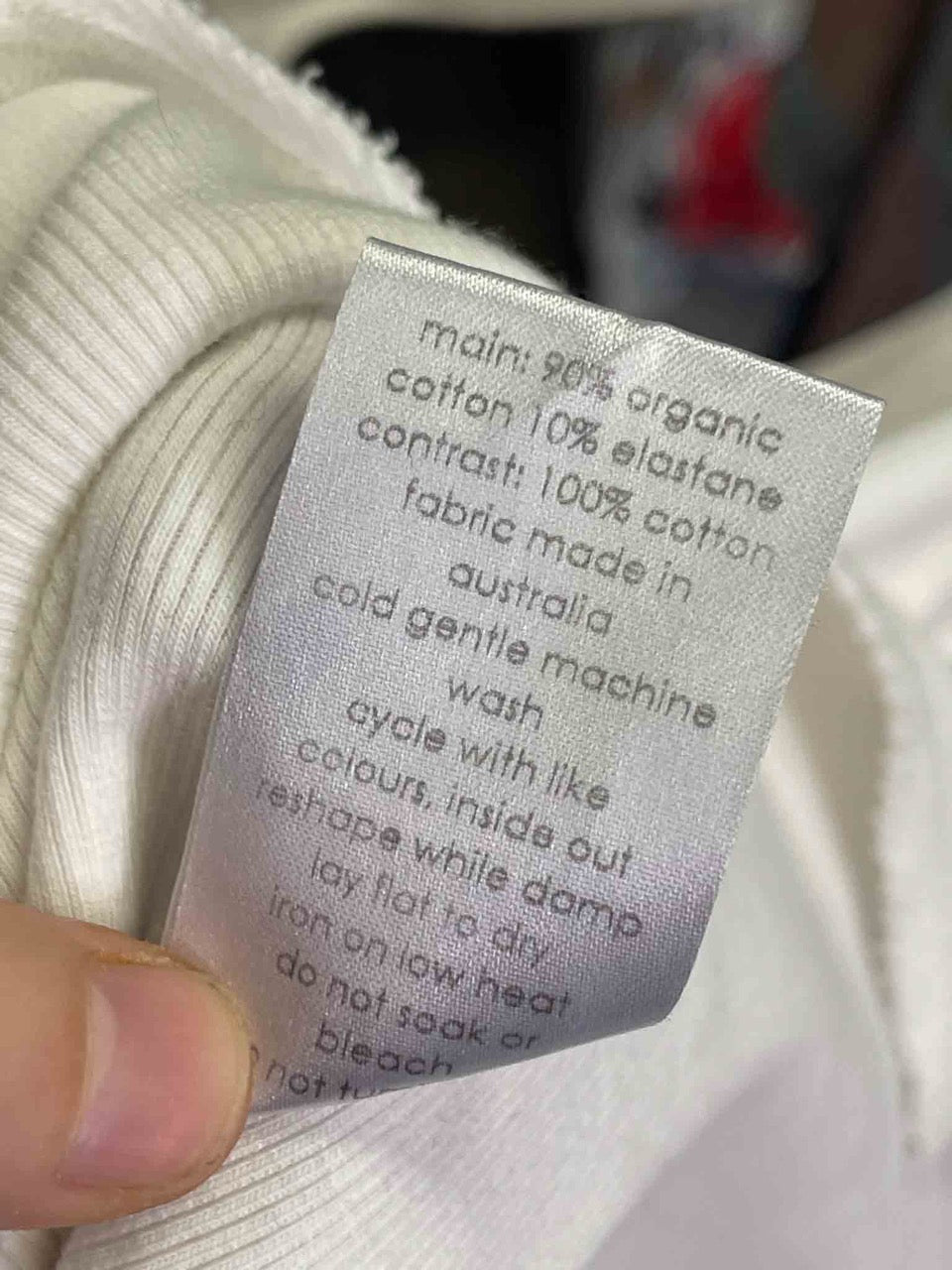 Size 1 (S) |  Bassike Double Neck Tank Top