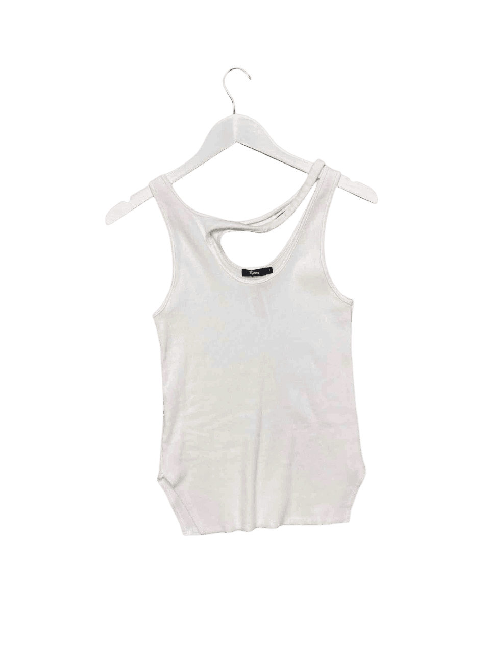 Size 1 (S) |  Bassike Double Neck Tank Top